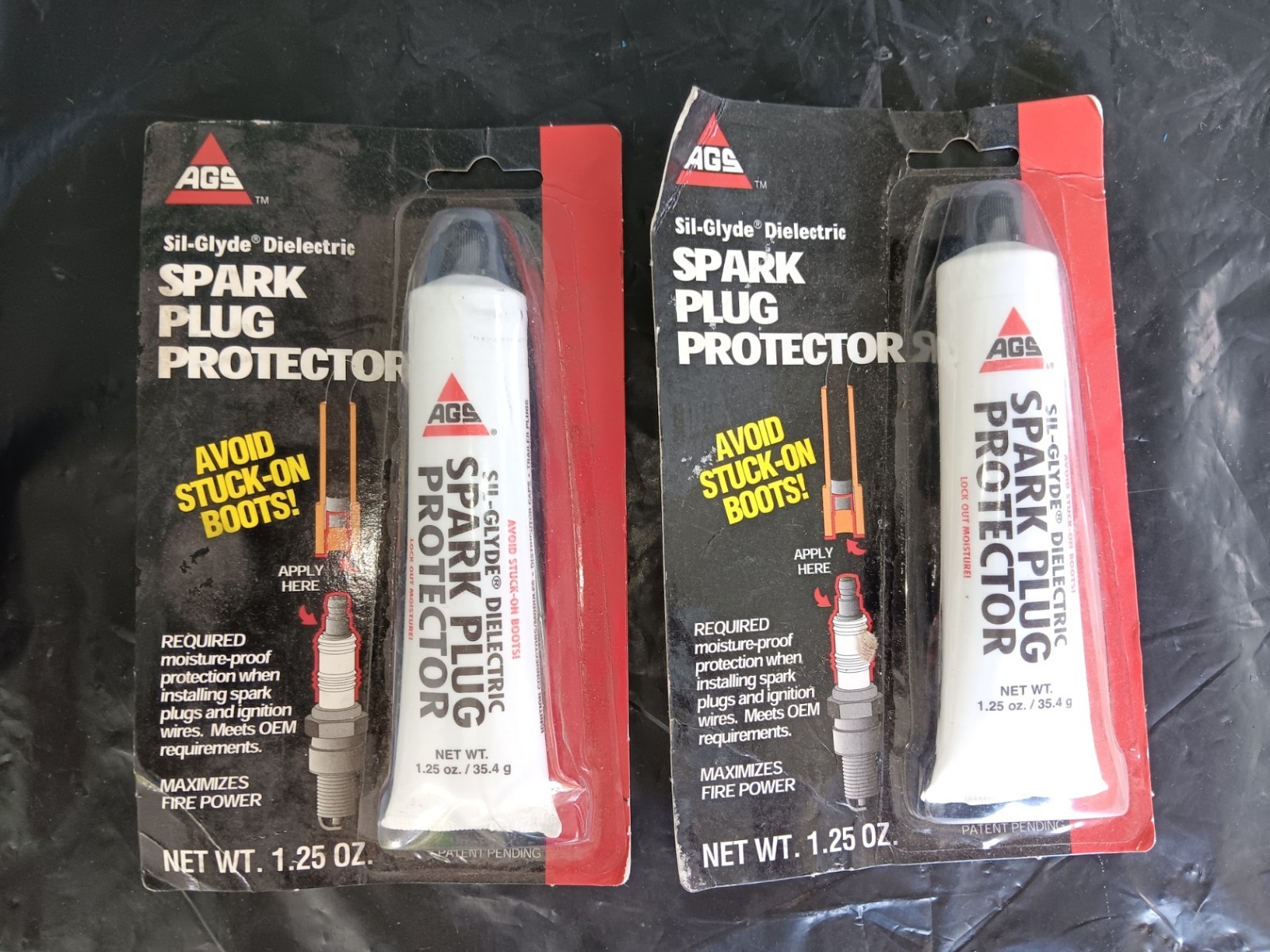 AGS Spark Plug Protector 1.25 oz Lot of 2 Tubes AGS Spark Plug Protector 1.25 oz Lot of 2 Tubes