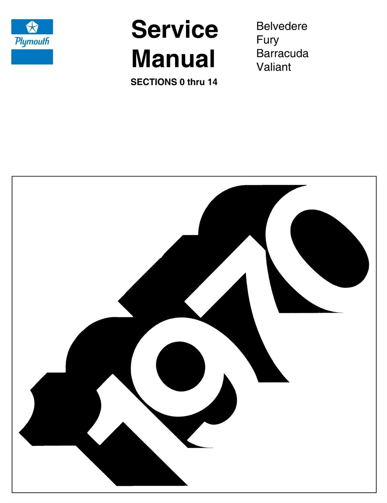 1970 Plymouth Factory Service Manual