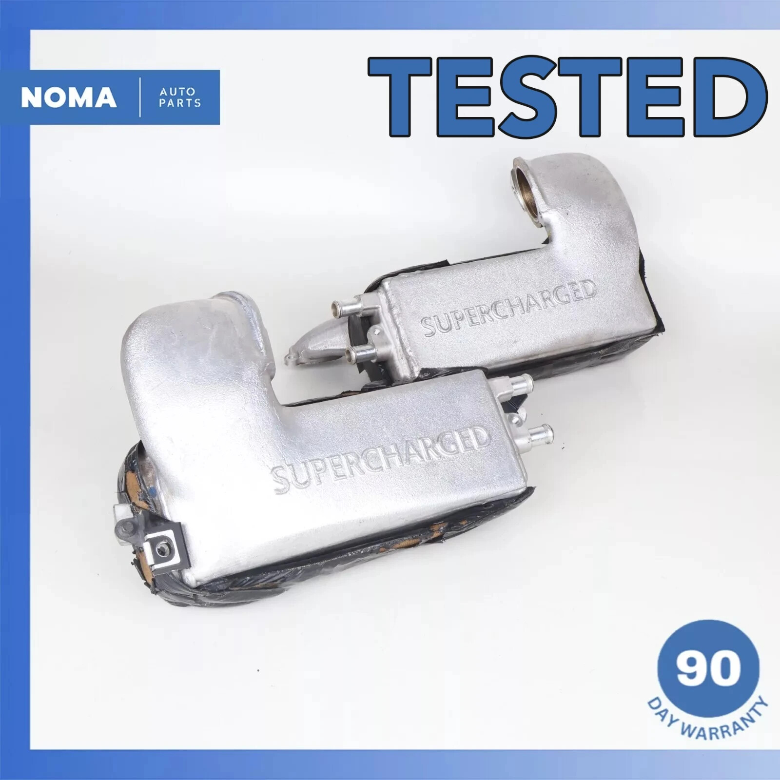 07-09 Jaguar X150 XKR 4.2 Right & Left Side Supercharger Intake Manifold Set OEM 07-09 Jaguar X150 XKR 4.2 Right & Left Side Supercharger Intake Manifold Set OEM
