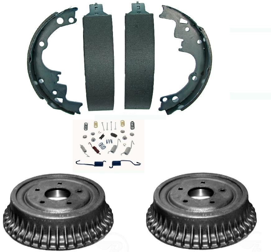 Brake Shoe Drums and springs Fit Chevrolet Camaro Pontiac Firebird 1993-1997