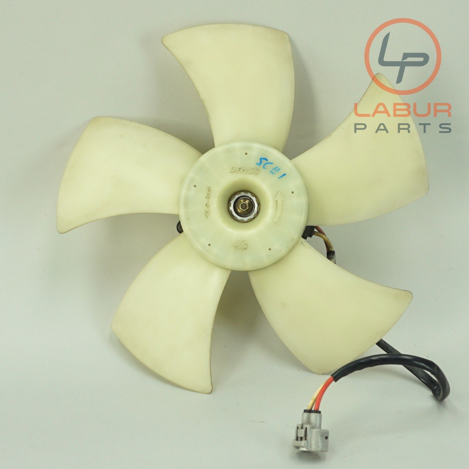 02-06 Lexus SC430 DENSO Front Right Side Radiator Cooling Fan Motor Z7828