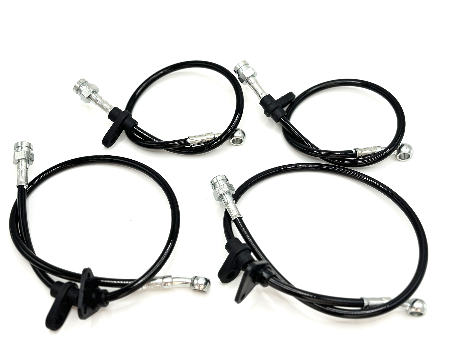 Brake Line for 1988-1991 Honda CRX Si 1.5L 1.6L 4pc Pre-Assembled Stainless Kit
