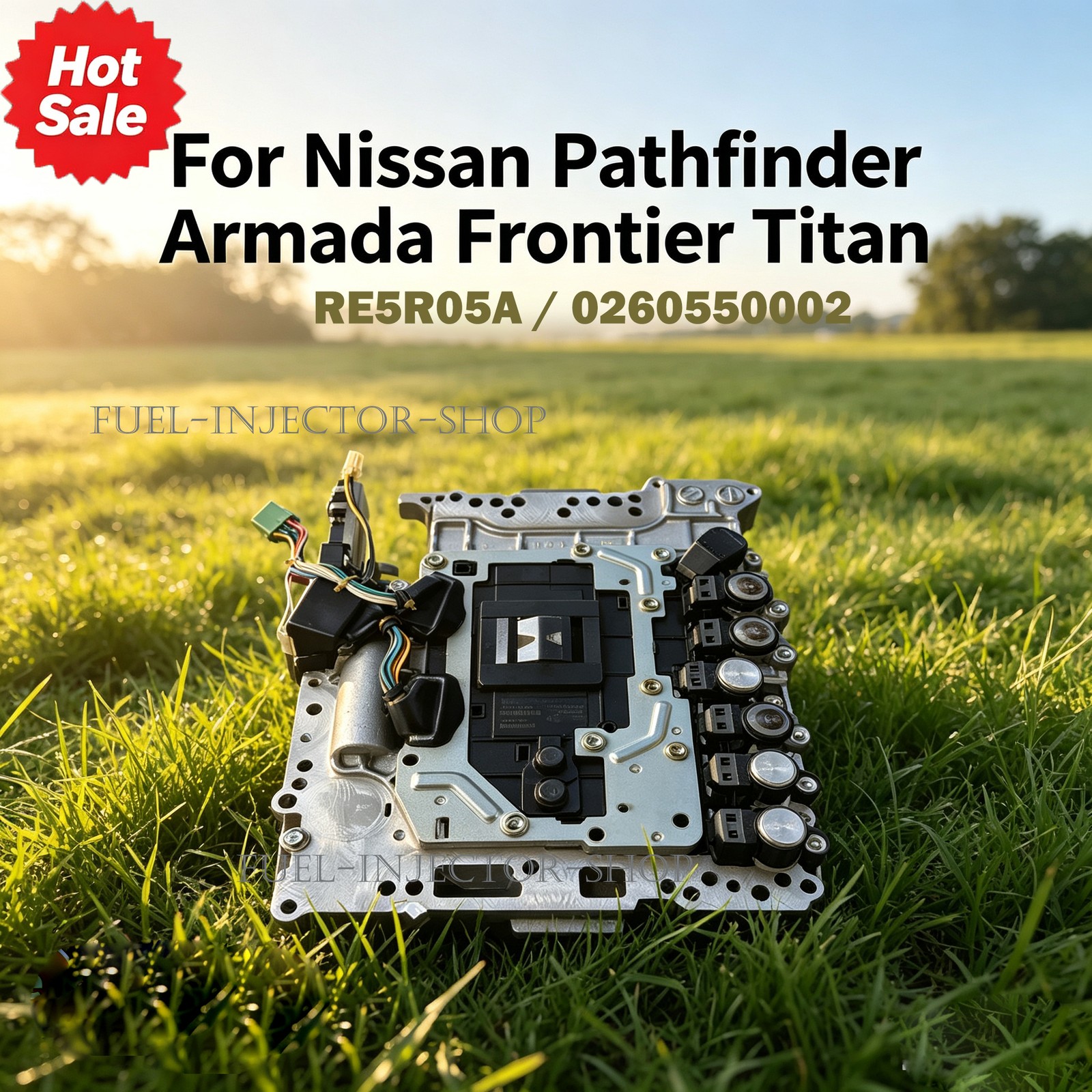 RE5R05A Valve Body Solenoid TCM For Nissan Xterra Frontier 0260550002 RE5R05A Valve Body Solenoid TCM For Nissan Xterra Frontier 0260550002