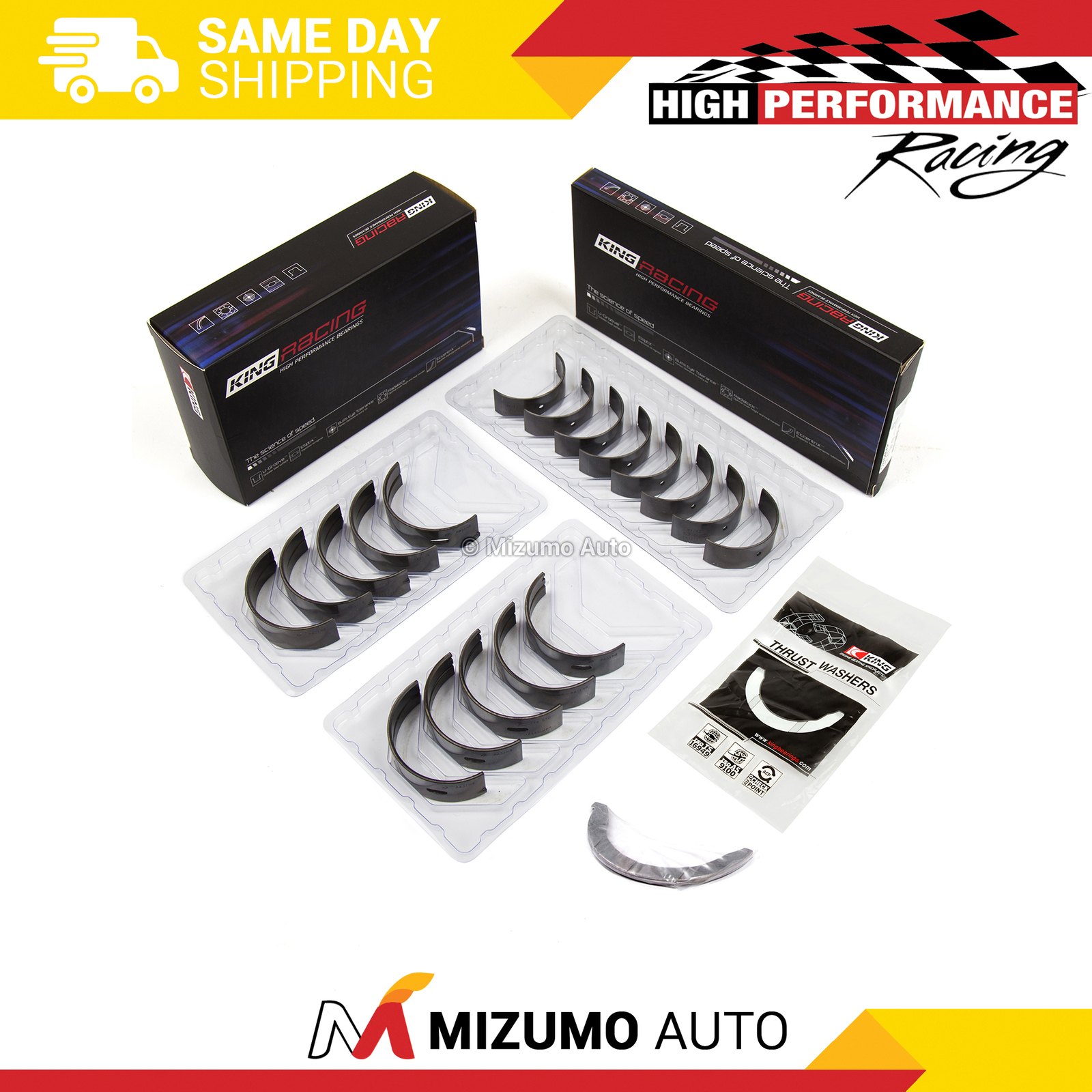 KING XP Race Main Rod Bearing Set Acura Integra 1.8L GSR TYPE-R B18C1 B18C5