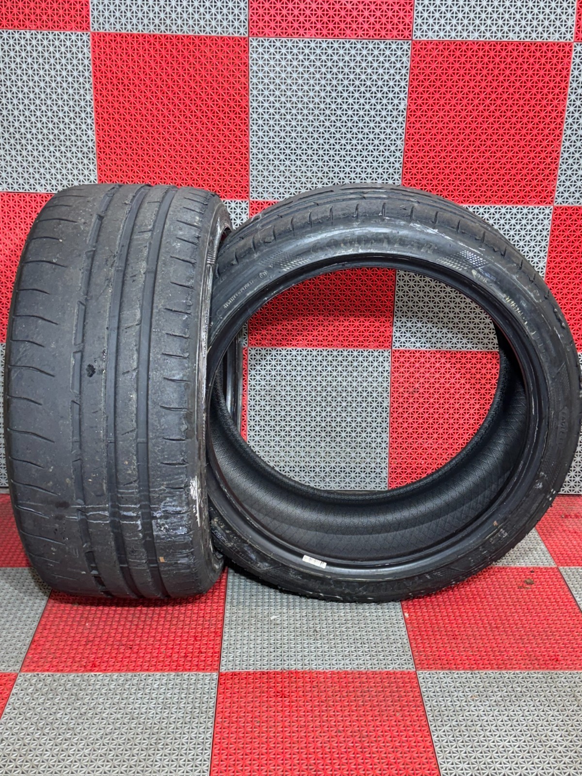 2x Used 275/35 R20 Goodyear Eagle F1 SuperSport R Tires 7/32 Tread 275/35/20
