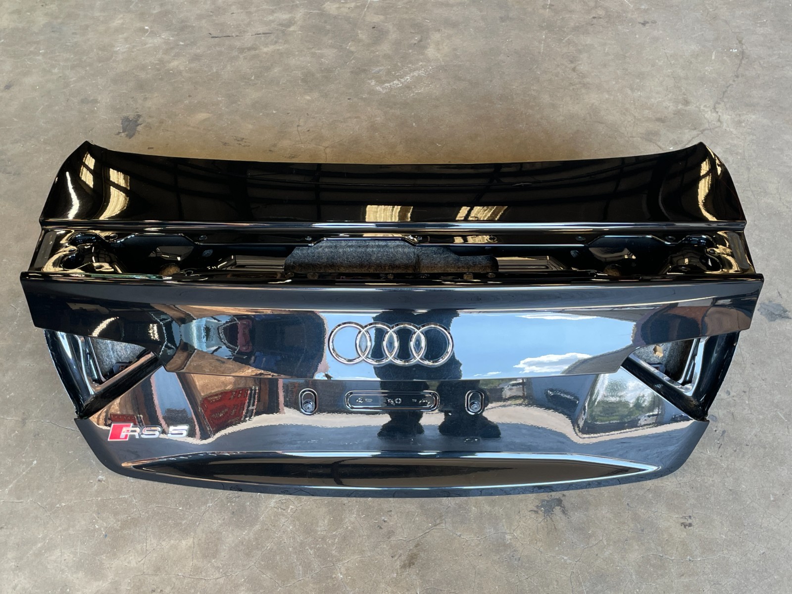 2013 2014 2015 Audi RS5 Rear Trunk Deck Shell Lid Cover Panel Black 1708 OEM