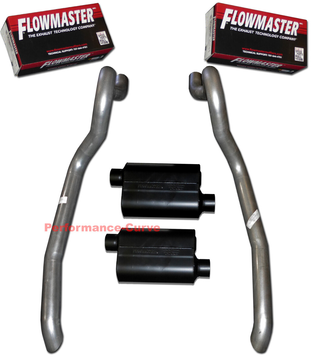 86-93 Ford Mustang GT 5.0 Exhaust System w/ Flowmaster Super 44 Mufflers 86-93 Ford Mustang GT 5.0 Exhaust System w/ Flowmaster Super 44 Mufflers