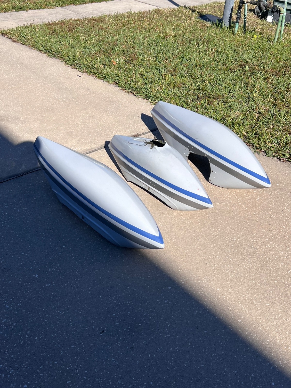 Cessna 172K Nose & Main Wheel Fairings Set