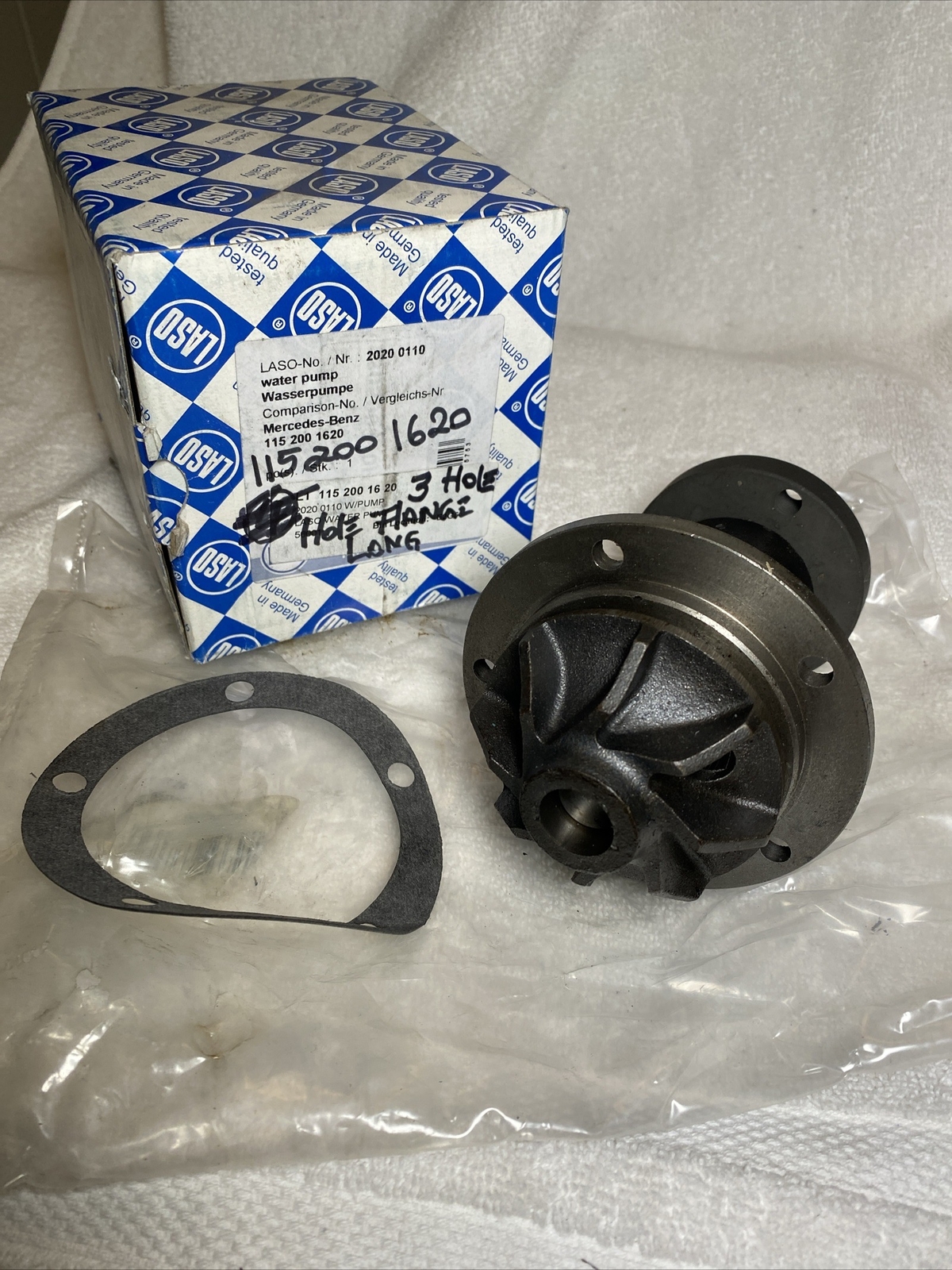 LASO Water Pump for MERCEDES BENZ 20200110 1152001620