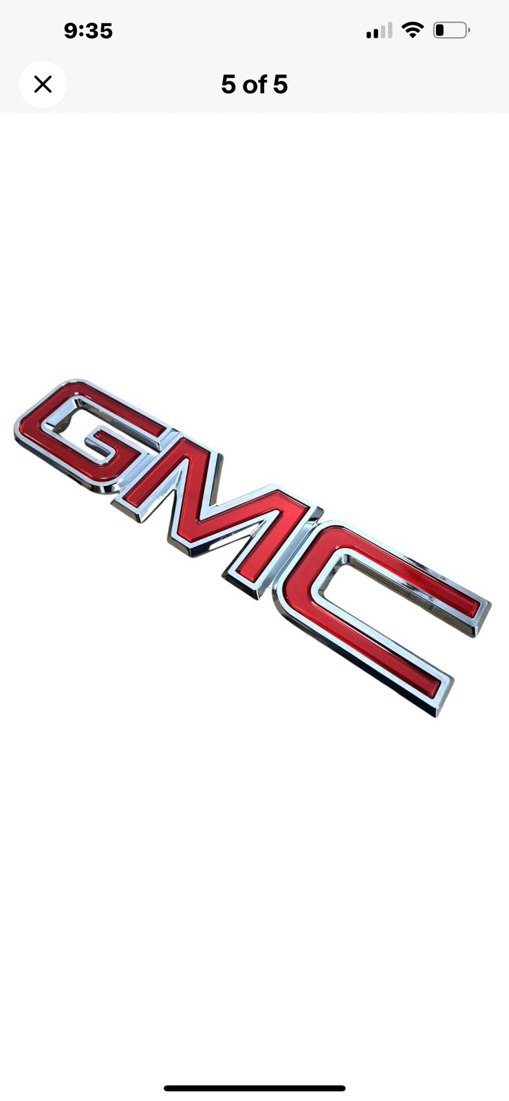 A GMC REPLACEMENT FOR ACADIA FRONT GRILLE EMBLEMs BADG GRIL BUMPER 2010 11-2015