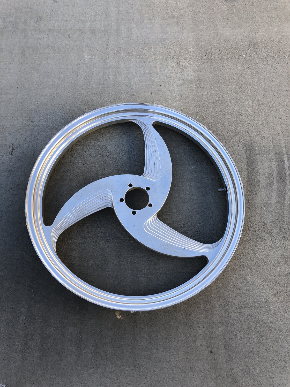 Vintage 3 Spoke Billet Aluminum Motorcycle Wheel Rim G2U
