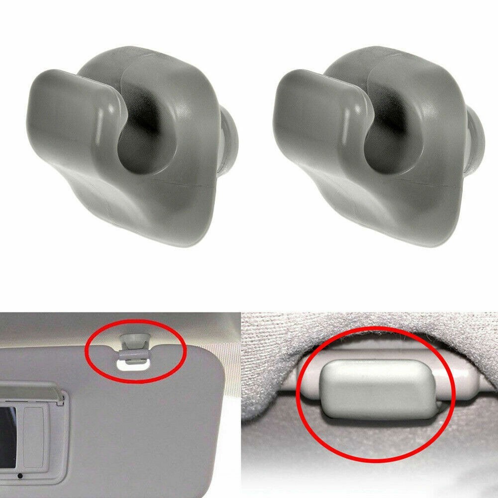 For Honda Civic Accord CR-V 88217S04003ZA 2X Sun Visor Bracket Hook Clips Hanger