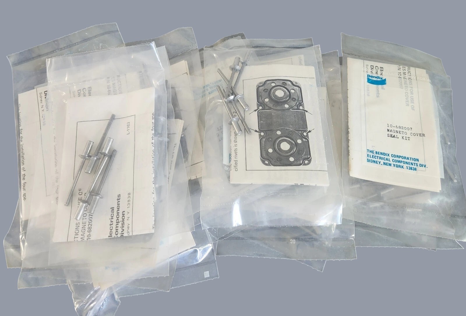 ( QTY  10  ) 10-682007 TCM/Bendix Mag Cover Seal Kit - New