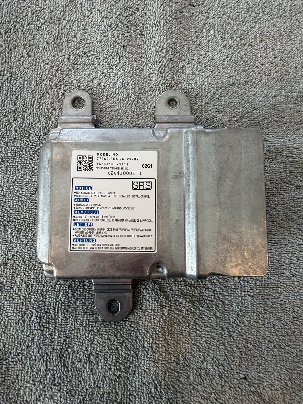 2024 HONDA CRV CR-V SRS UNIT MODULE COMPUTER OEM 208