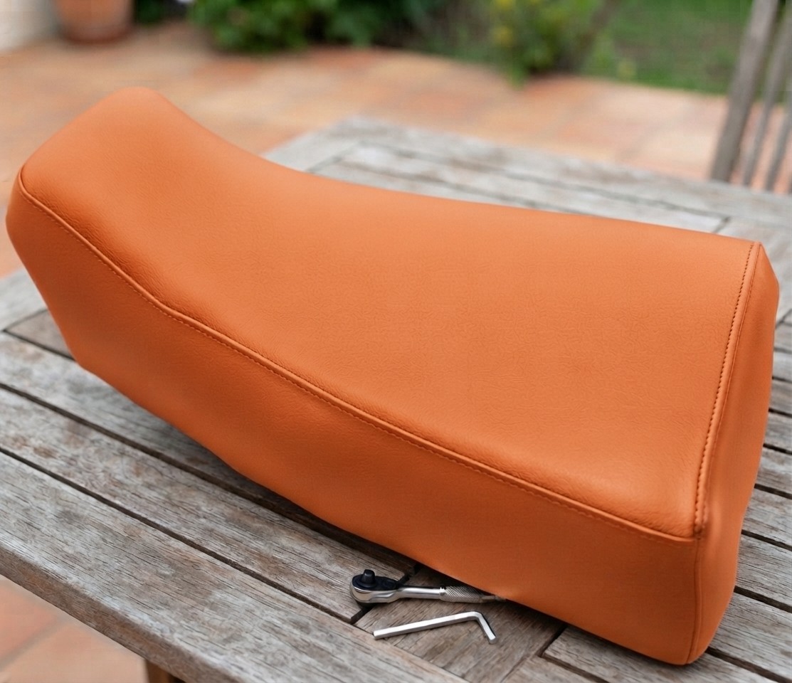 Suzuki LTF 250 350F Seat Cover 1993 To 2000 Models Orange Vinyl Seat Cover