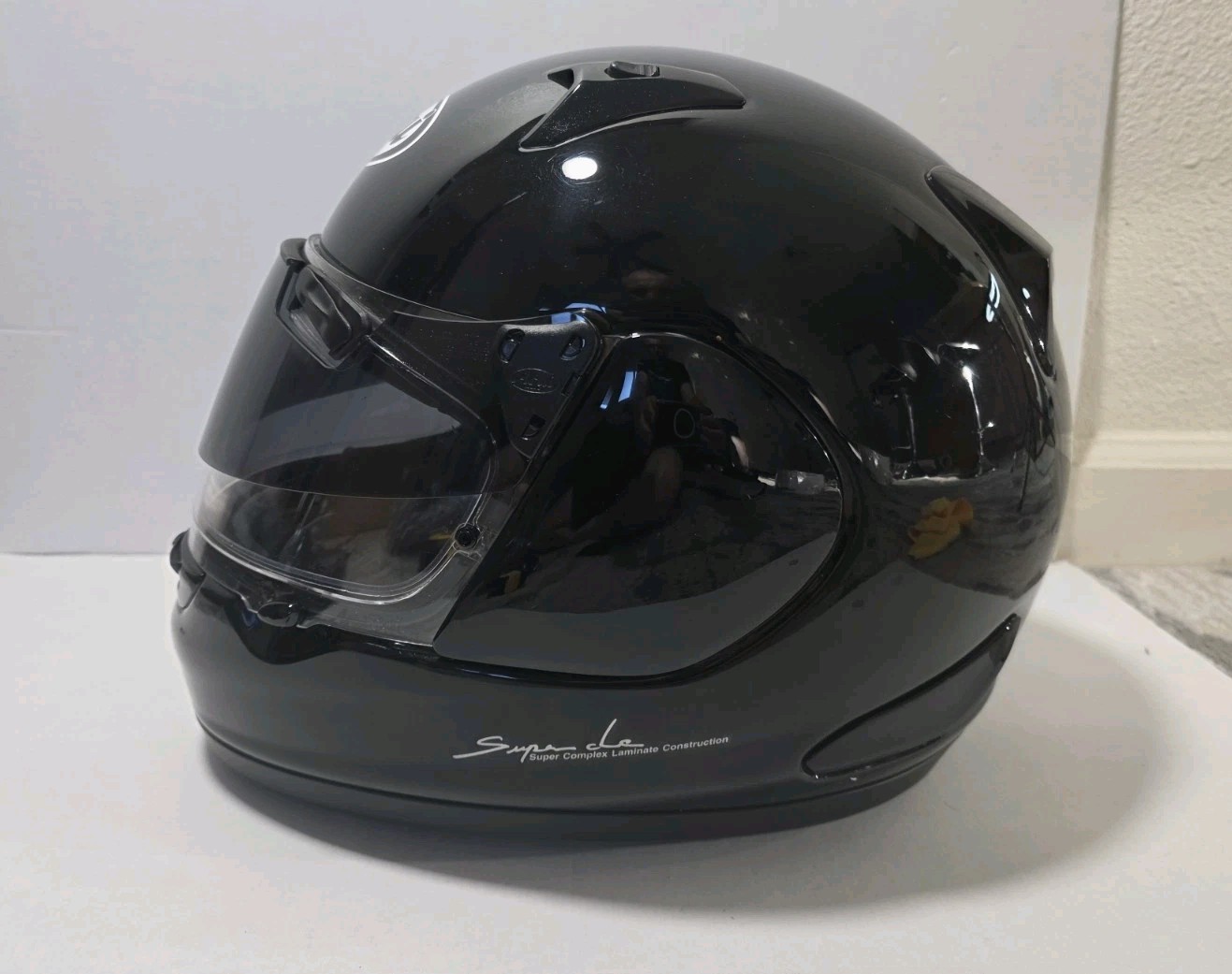 ARAI Full Face Motorcycle Helmet M Black Signet-Q W/+2 Extra Visors +accessories