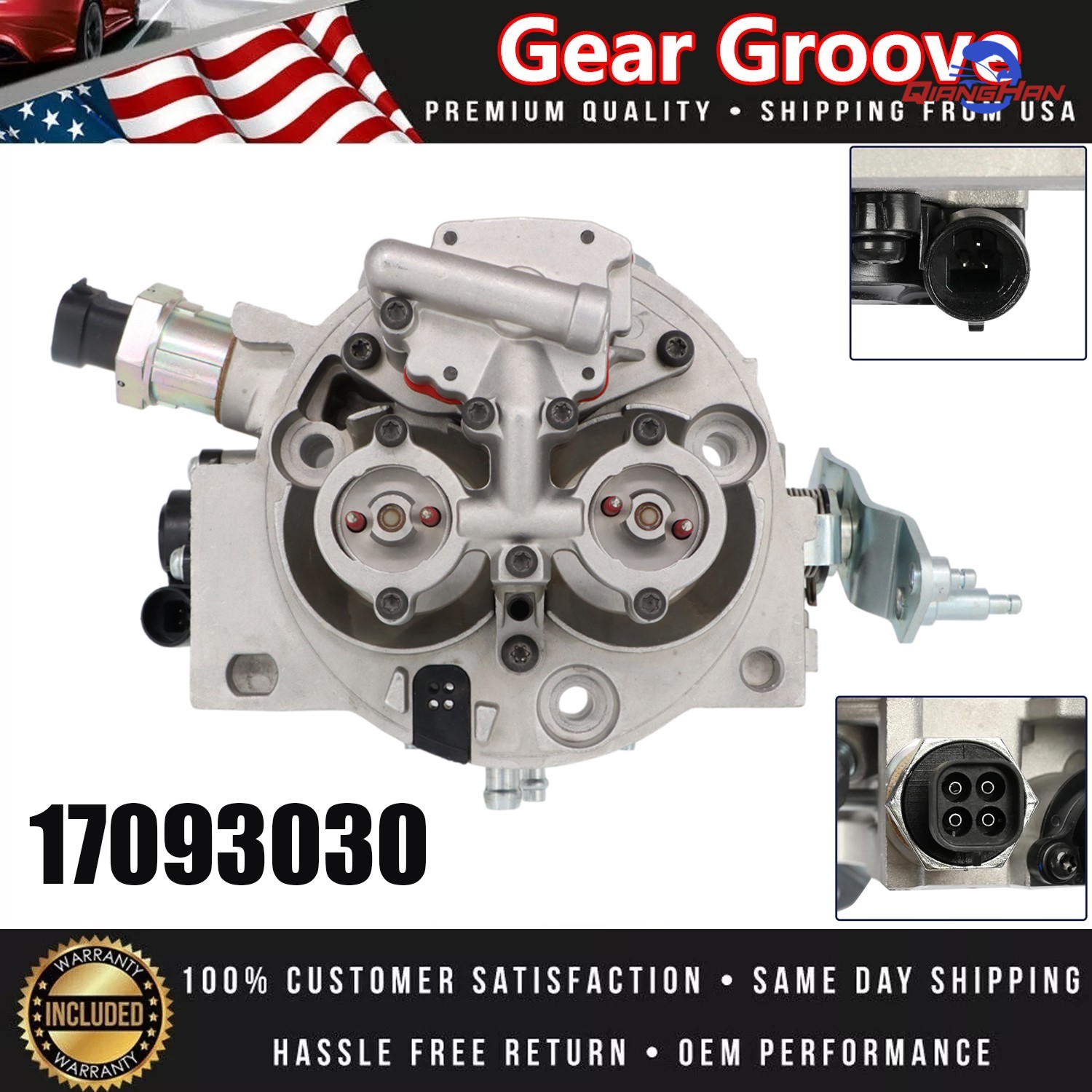 NEW Throttle Body 17093030 For 1987 1988 1989-1995 GMC Chevrolet 5.7L V8 5235206
