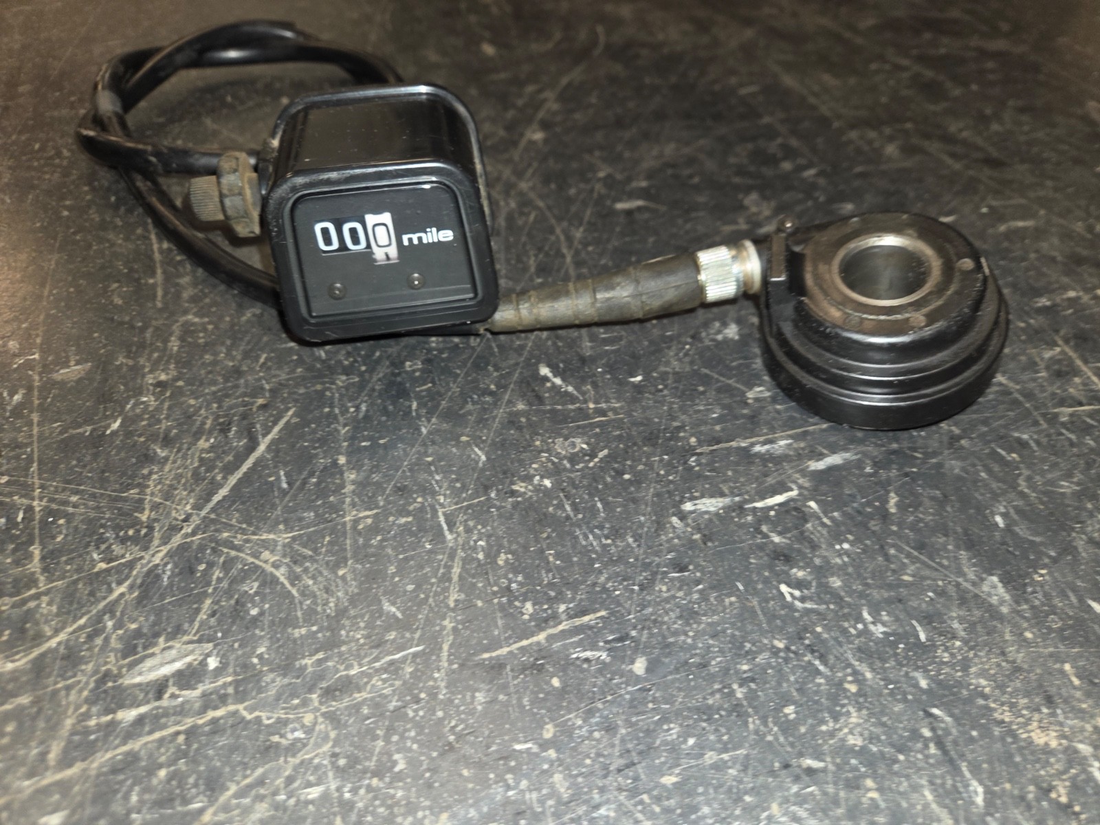 Vintage 1990s KTM EXC/MXC/300/440/620 Mechanical Odometer Mile Meter Drive Cable Vintage 1990s KTM EXC/MXC/300/440/620 Mechanical Odometer Mile Meter Drive Cable