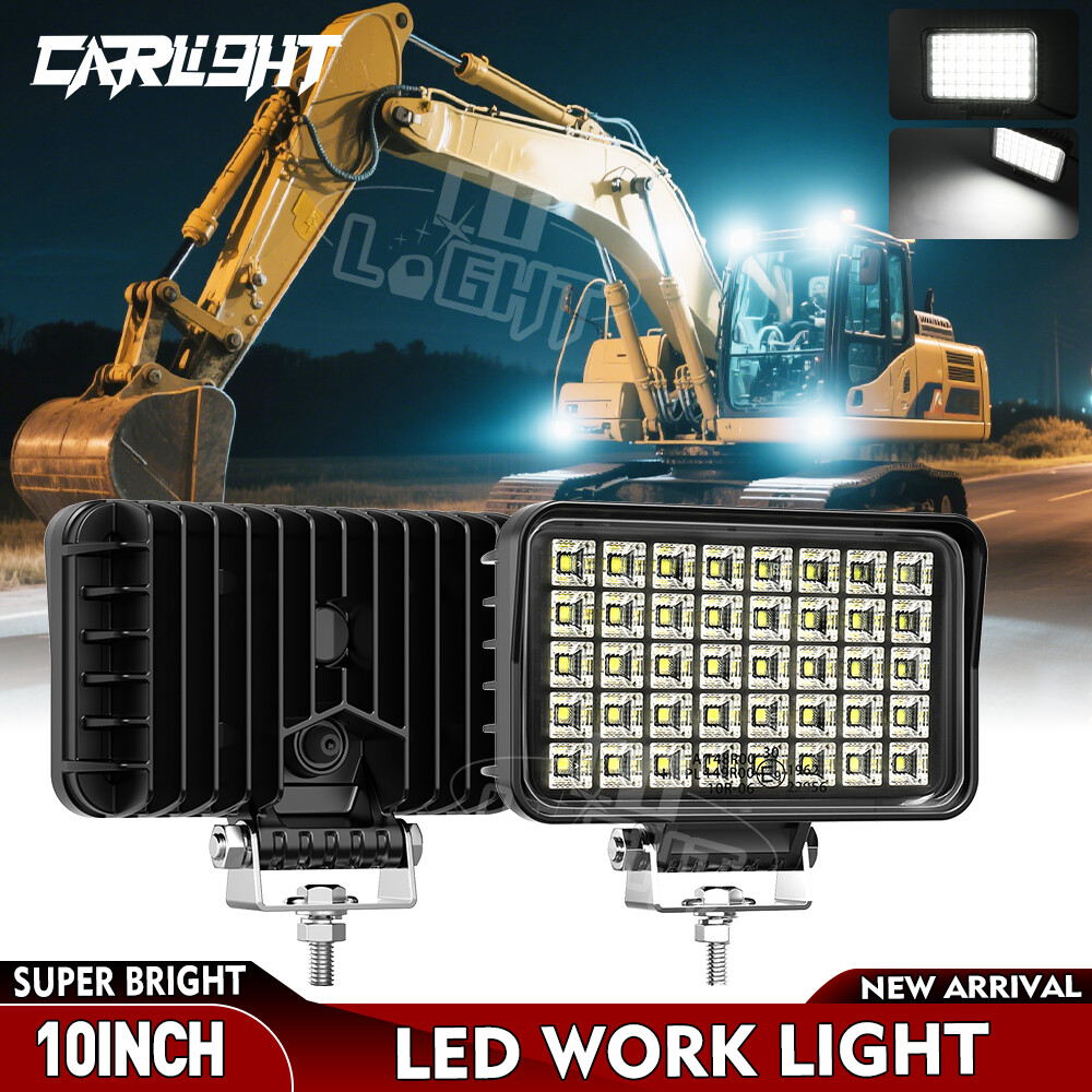 COLIGHT Heavy Duty Ultra Bright Rectangular 6in LED Work Light Lamp 180W 12v/24v