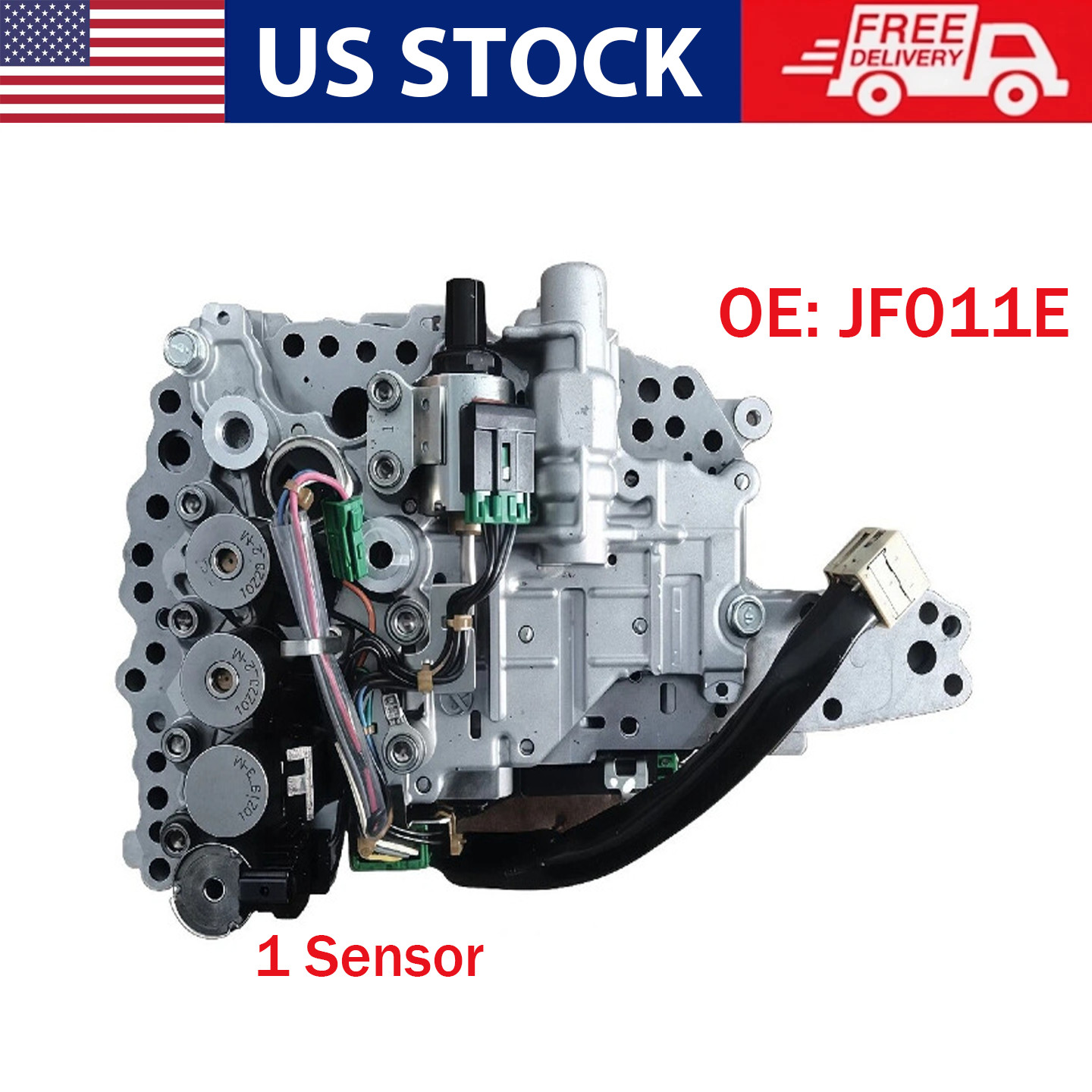 RE0F10A JF011E CVT Valve Body 1 Sensor Nissan Altima Murano Rogue Sentra Jeep