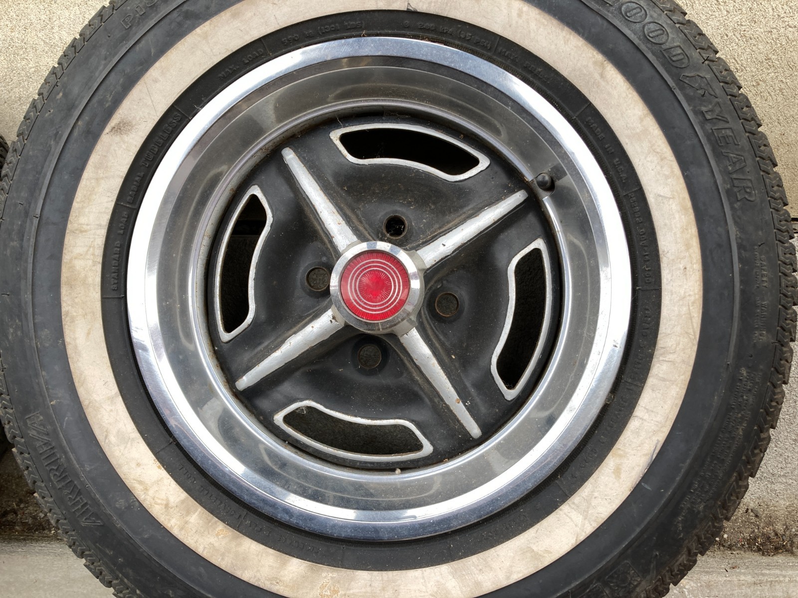 1977 Mustang II Magnum Wheels in great shape 1977 Mustang II Magnum Wheels in great shape