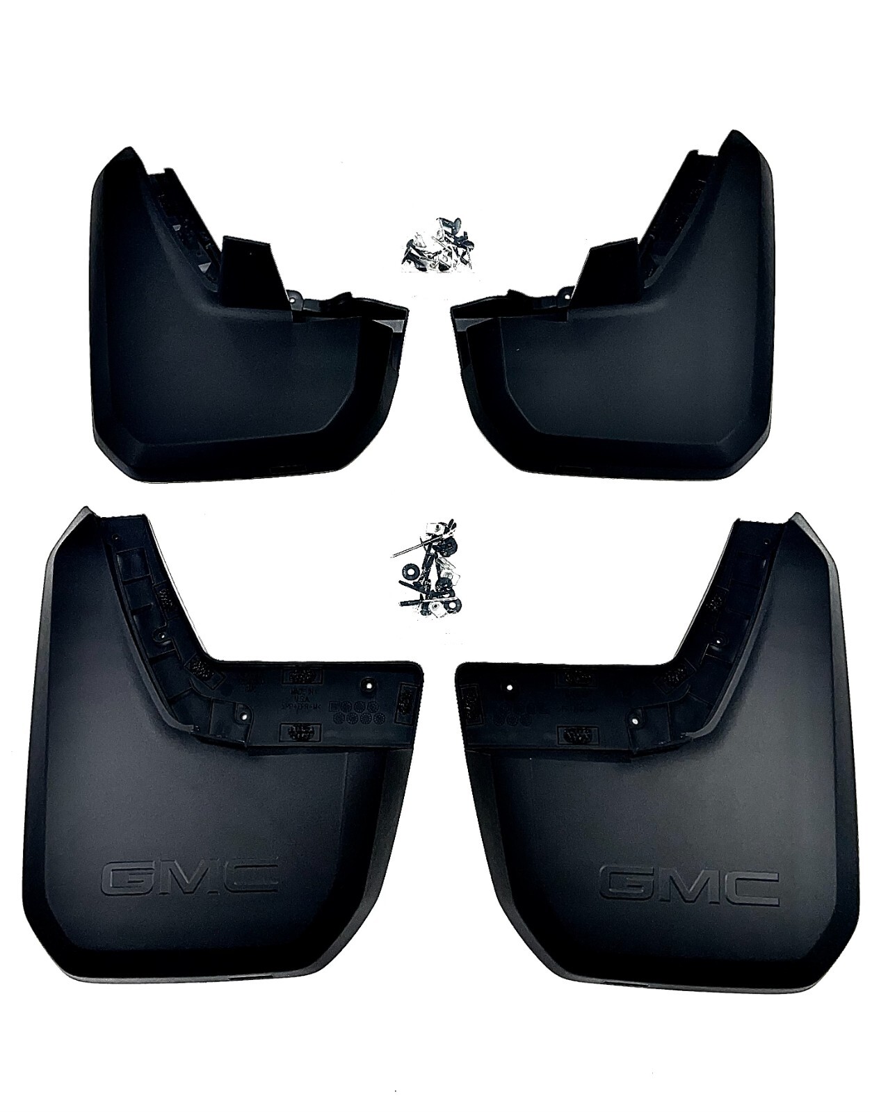 2023-2026 GMC Canyon Front & Rear Molded Splash Guards Black Genuine OEM GM