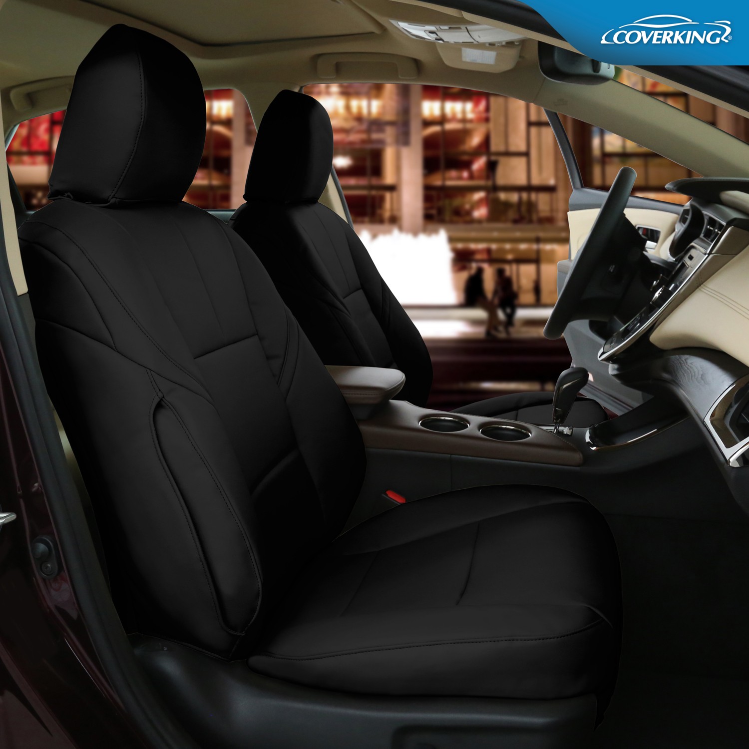 Coverking Premium Leatherette Custom Tailored Seat Covers for Toyota Avalon