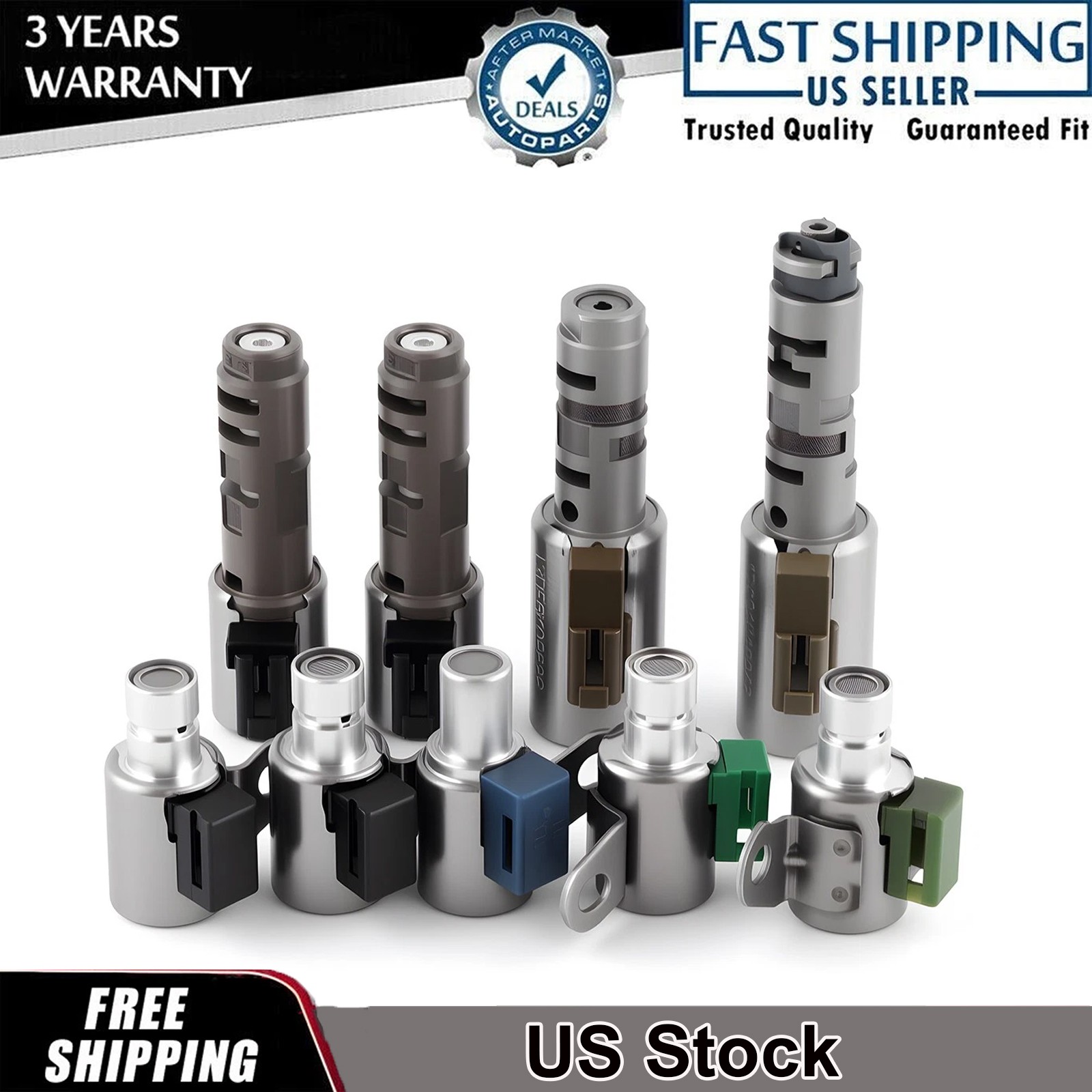 9PCS Transmission Solenoid Set Kit For Toyota Lexus A760 A761E A960E AB60F AB60E