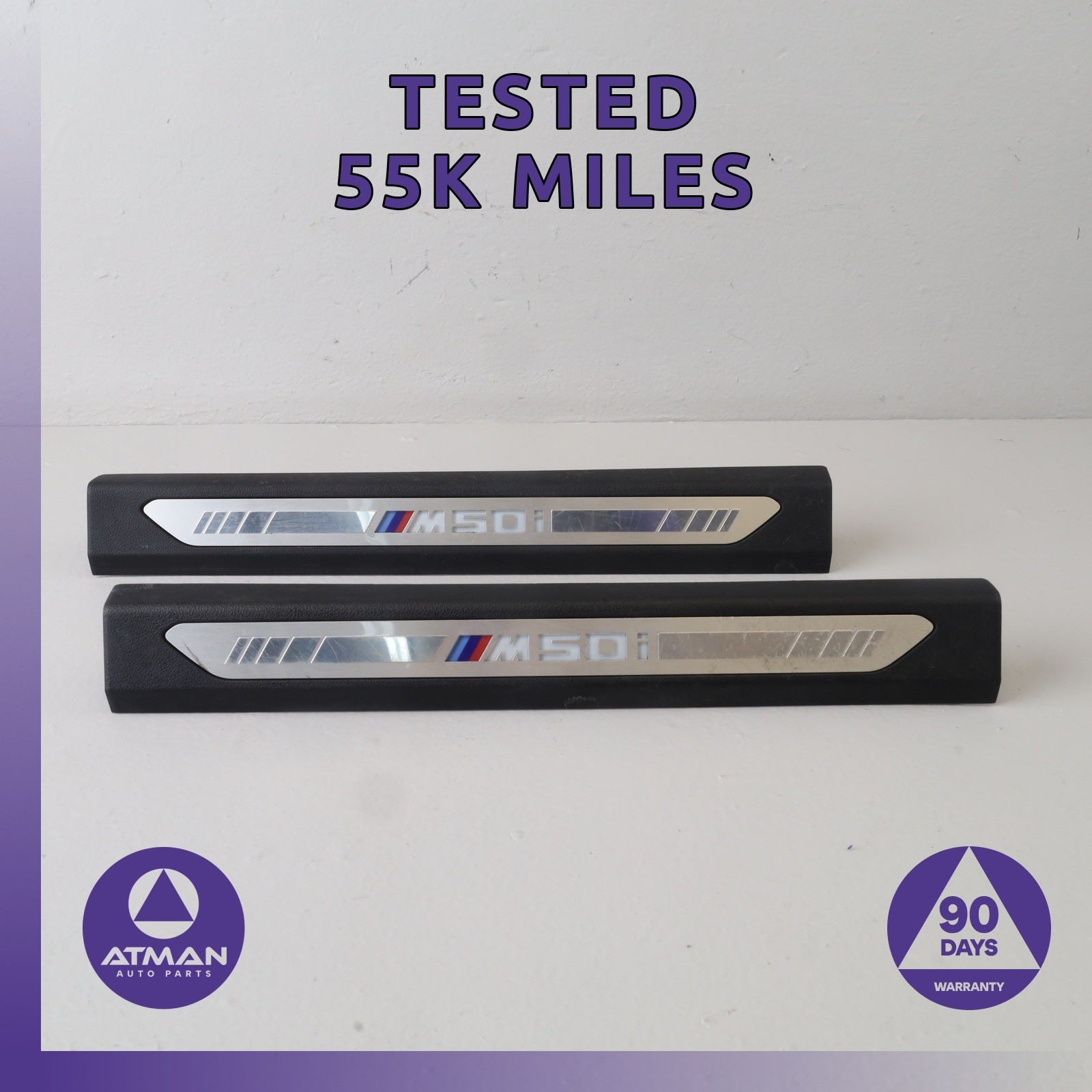 19-23 BMW G05 X5 X6 Front Left & Right Door Illuminated Sill Scuff Plate Set OEM 19-23 BMW G05 X5 X6 Front Left & Right Door Illuminated Sill Scuff Plate Set OEM