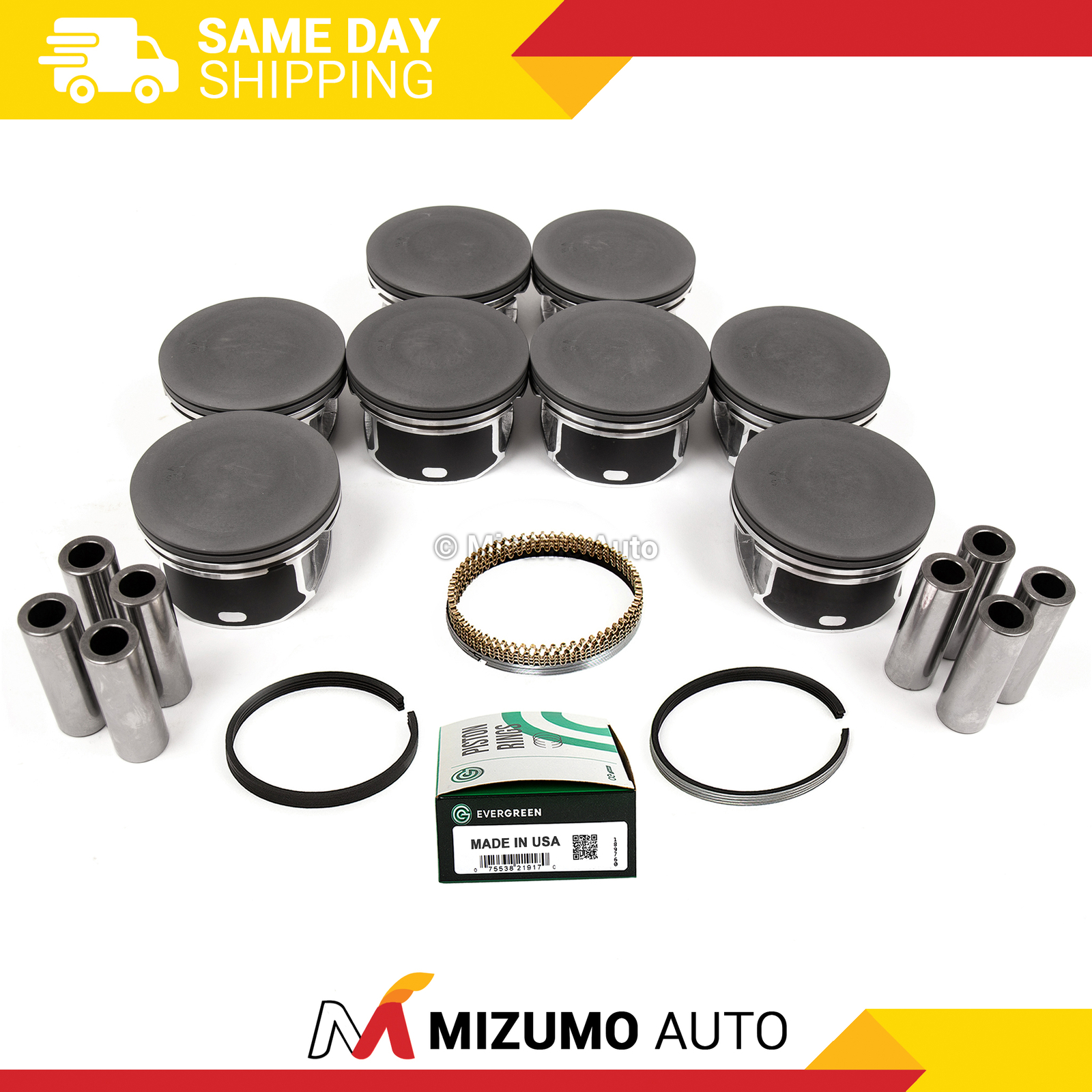 Pistons w/ Rings fit 03-06 Chrysler Dodge Ram Jeep 5.7L HEMI