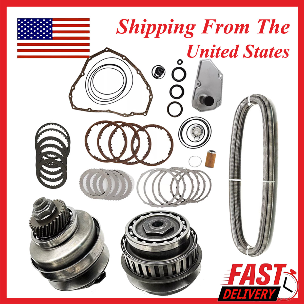 JF015E RE0F11A For Nissan Transmission Master Rebuild Kit & Pulley Set W/ Belt