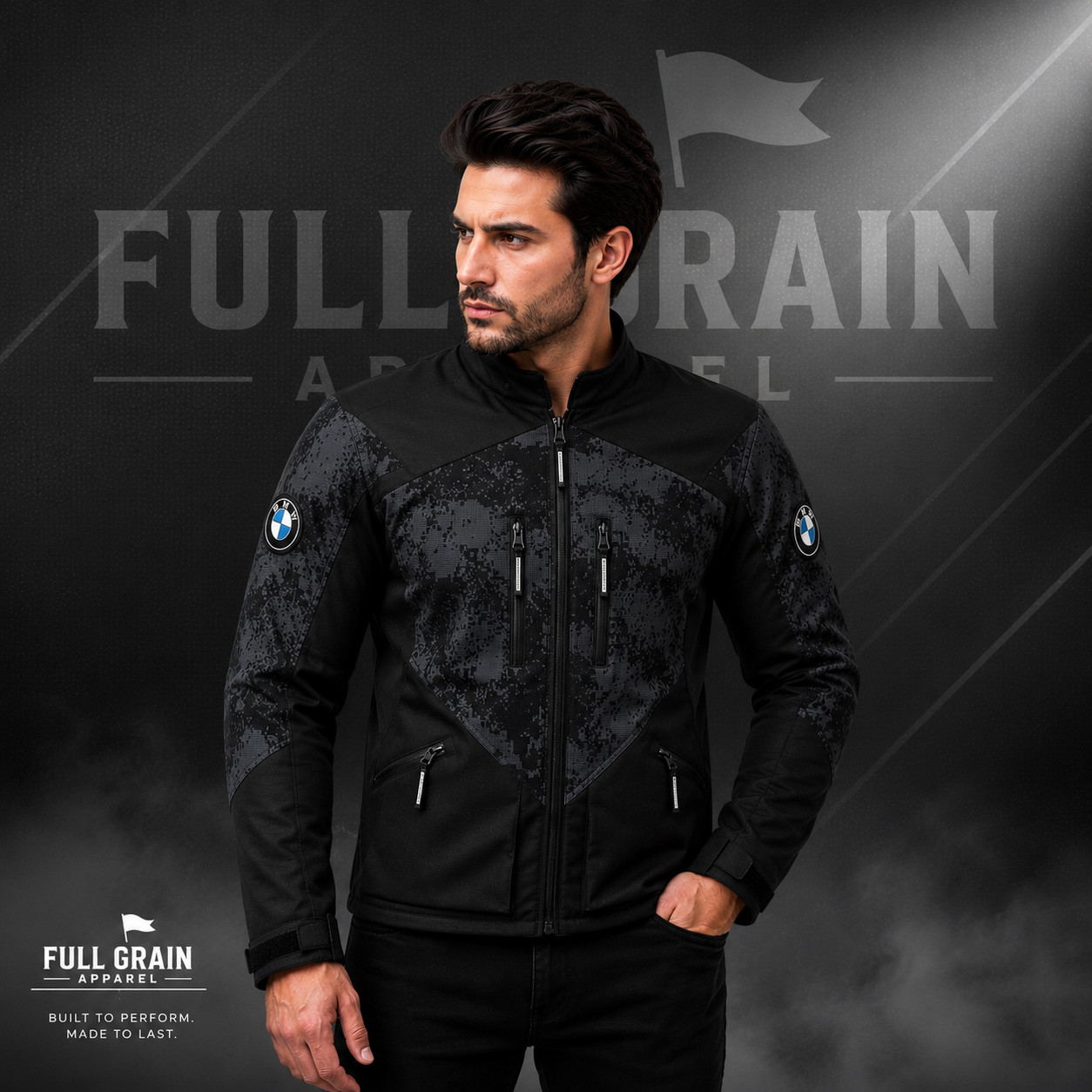 Men’s BMW GS Rallye Air Summer Touring Jacket By Full Grain Apparel