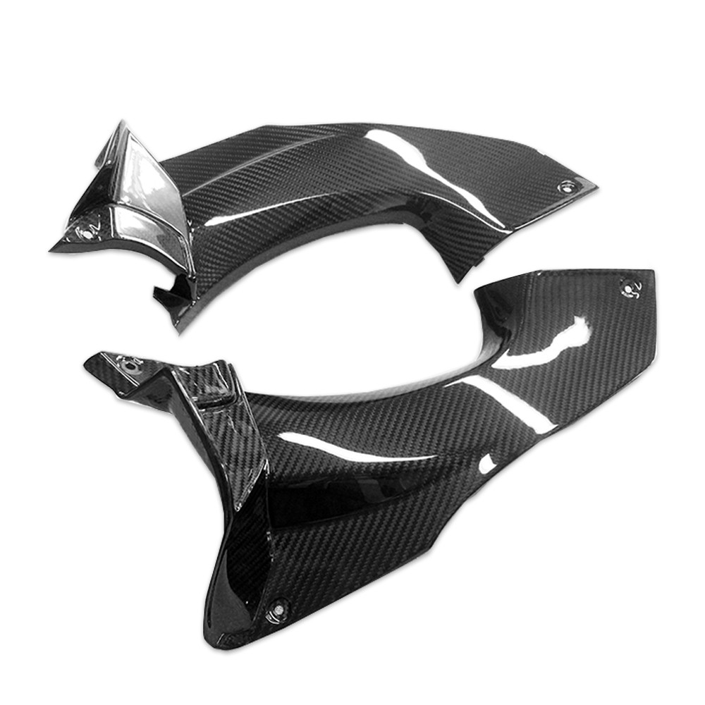 FSM 2012-2025 Kawasaki Ninja ZX14 ZZR1400 Dash Airduct Covers-100% Carbon Fiber