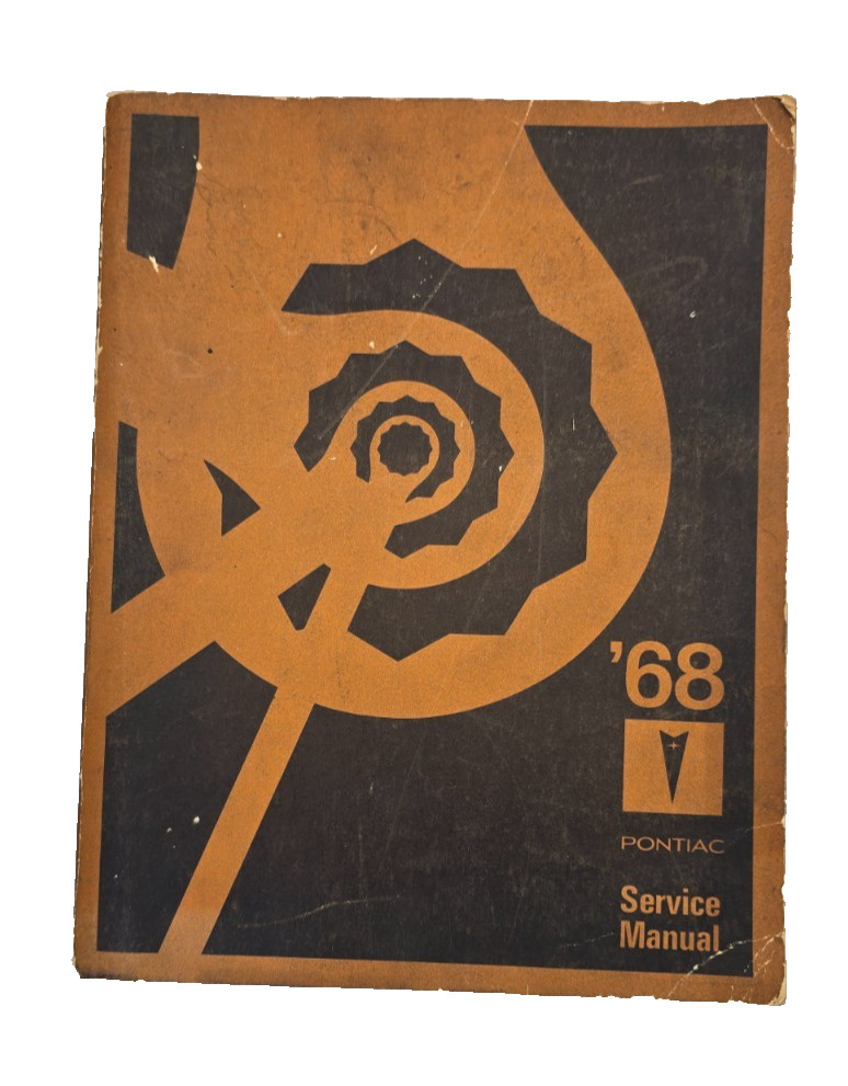 Original 1968 Pontiac Factory Service Manual OEM Shop Book GTO Firebird LeMans