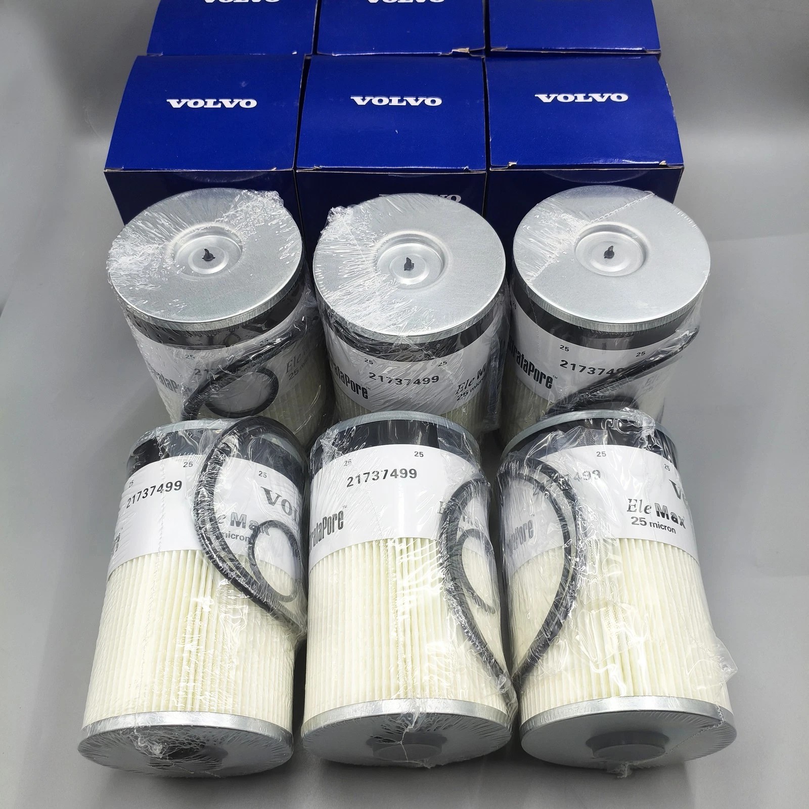 6PCS VOLVO FUEL FILTER 21737499 ELE MAX 25 MICRO, OEM 6PCS VOLVO FUEL FILTER 21737499 ELE MAX 25 MICRO, OEM