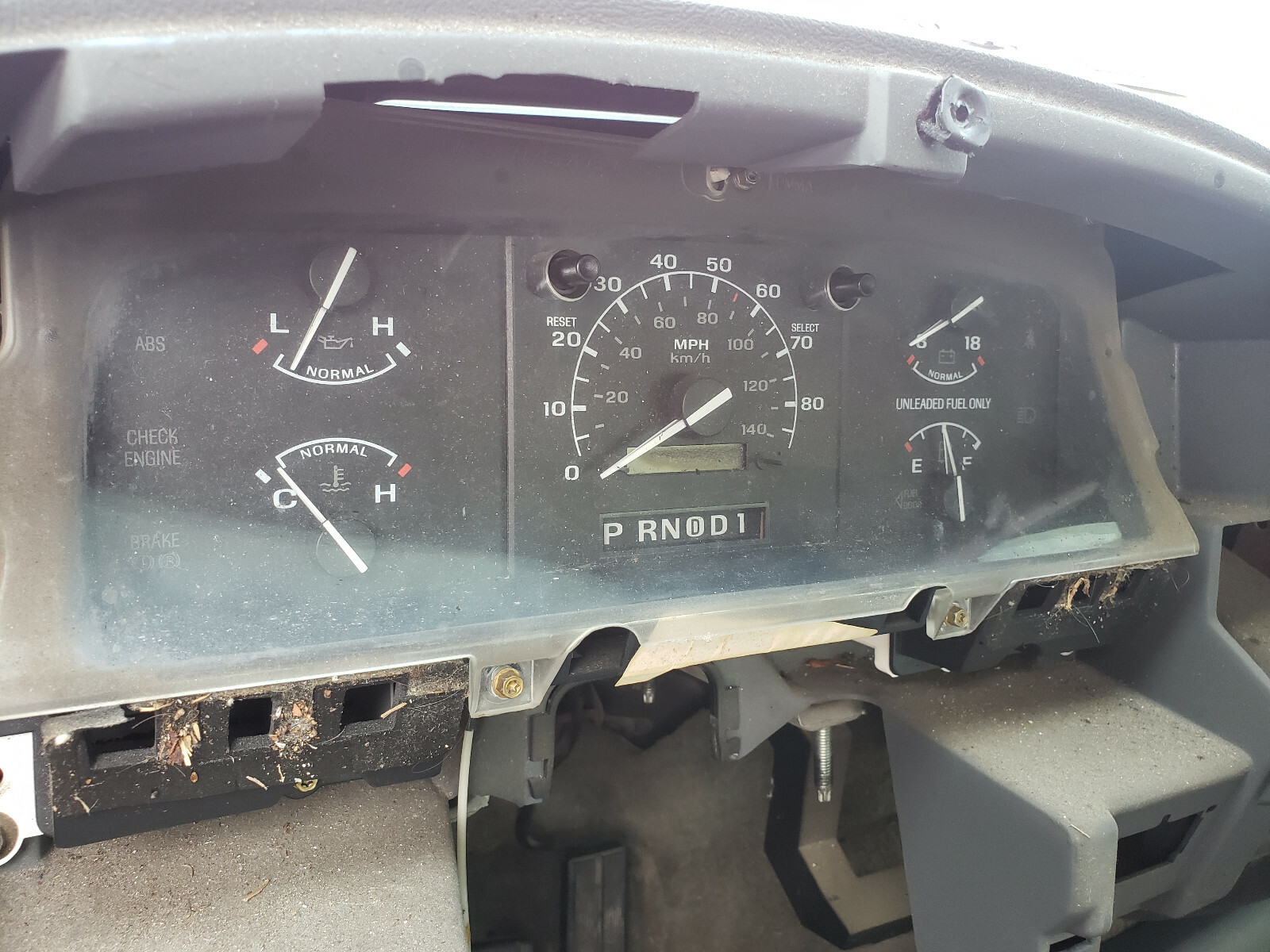 1992-1997 Ford F150 F250 Bronco Instrument Cluster Speedometer Gauges OEM