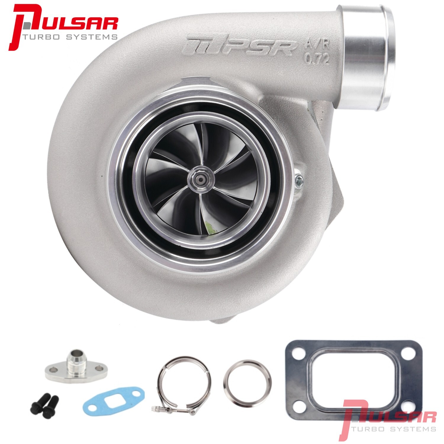 PTE 6766 6766E 6766SP 6766HP Billet Ball Bearing Turbo T3 Open, Vband 0.82A/R
