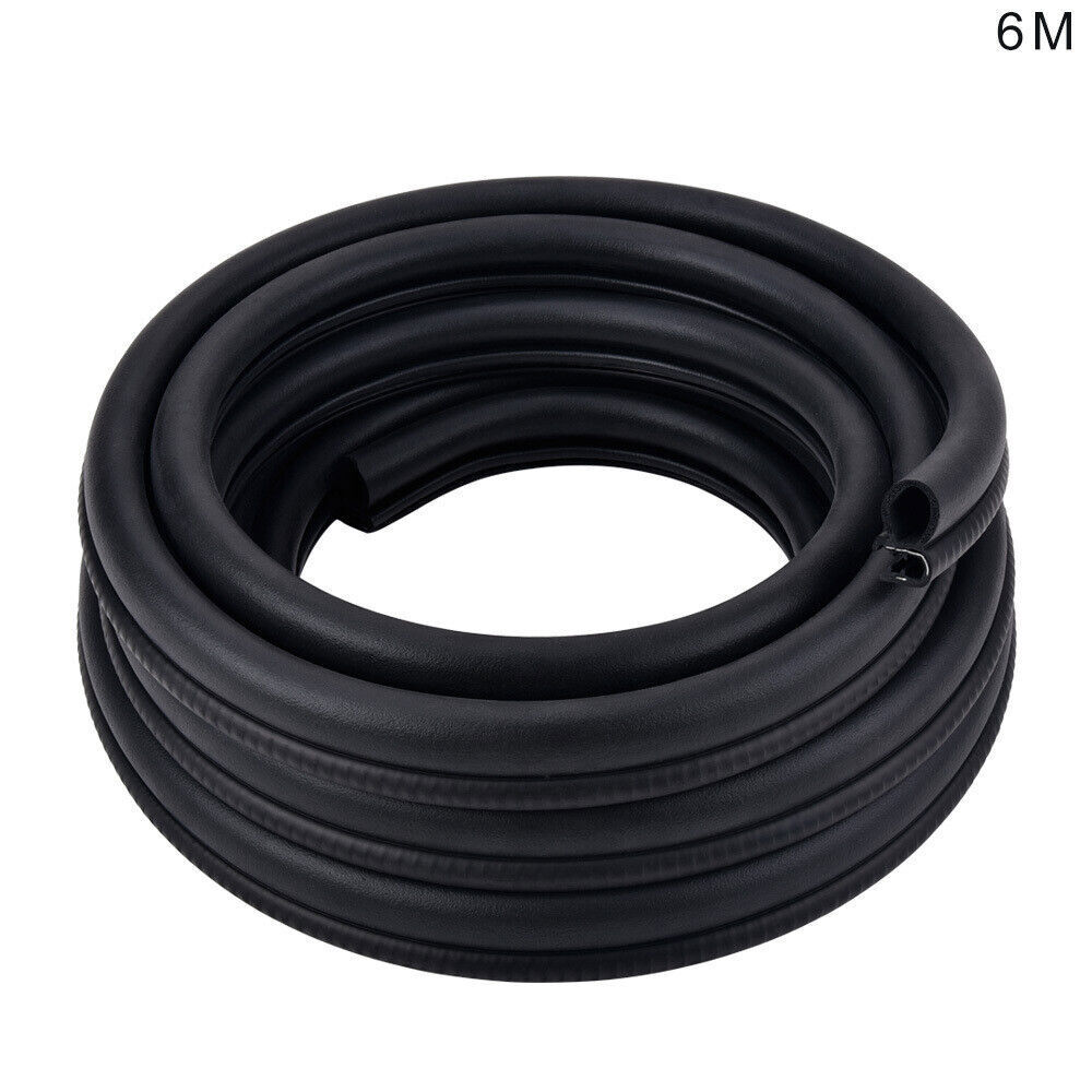 20FT Rubber Seal Weather Strip Door Window Lock Trunk Hood Edge Trim for Car SUV