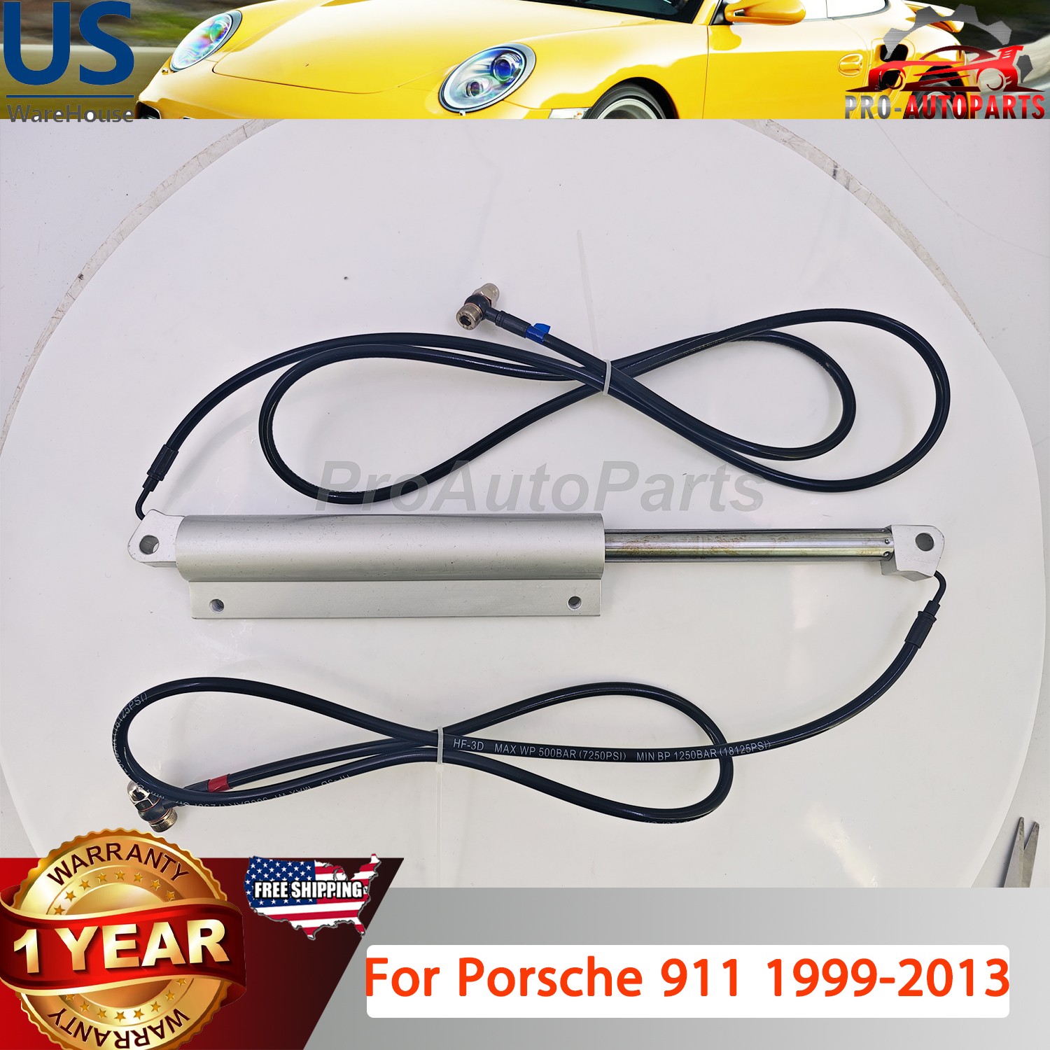 Convertible Top Hydraulic Cylinder 99756194502 For Porsche 911 996 997 1999-2013