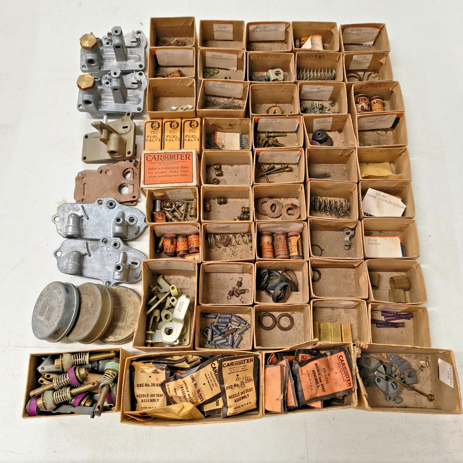 VINTAGE CARTER CARbureTER REPAIR PARTS, NOS. FREE USPS VINTAGE CARTER CARbureTER REPAIR PARTS, NOS. FREE USPS