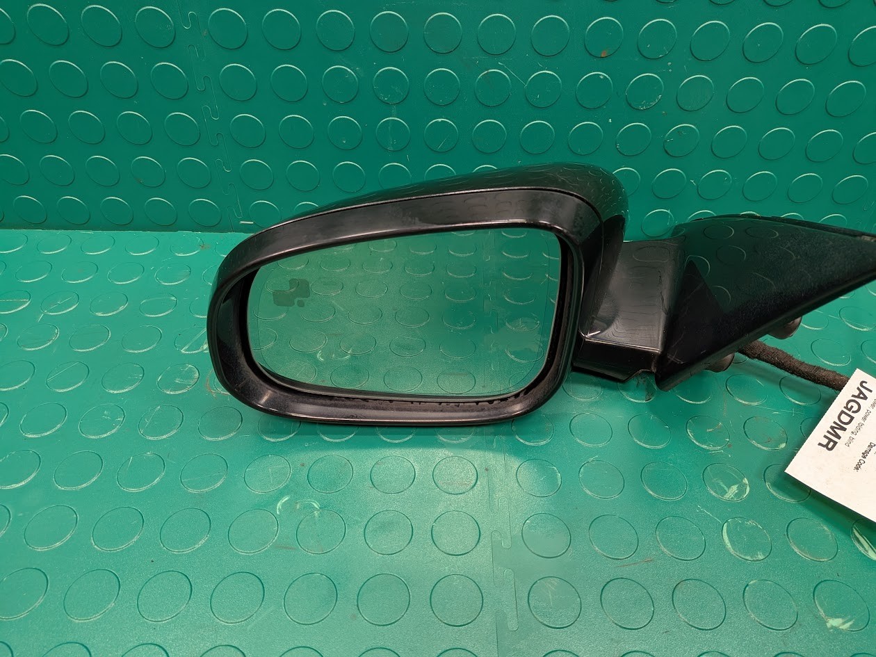 2010-2015 Jaguar XJ LH Driver Power Door Mirror Black Blind Spot OEM 55128 0073