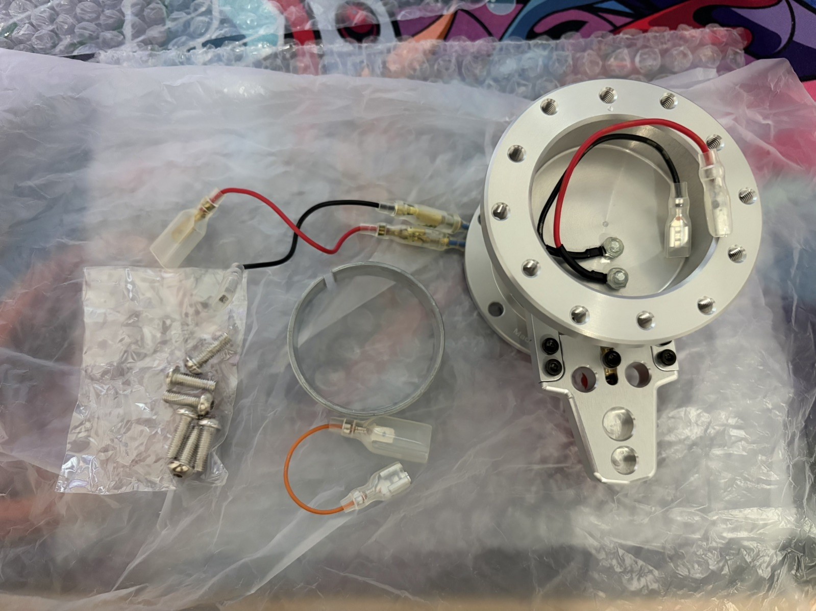 Works Bell Rapfix GTC Pop-up Steering System - Silver [USED]