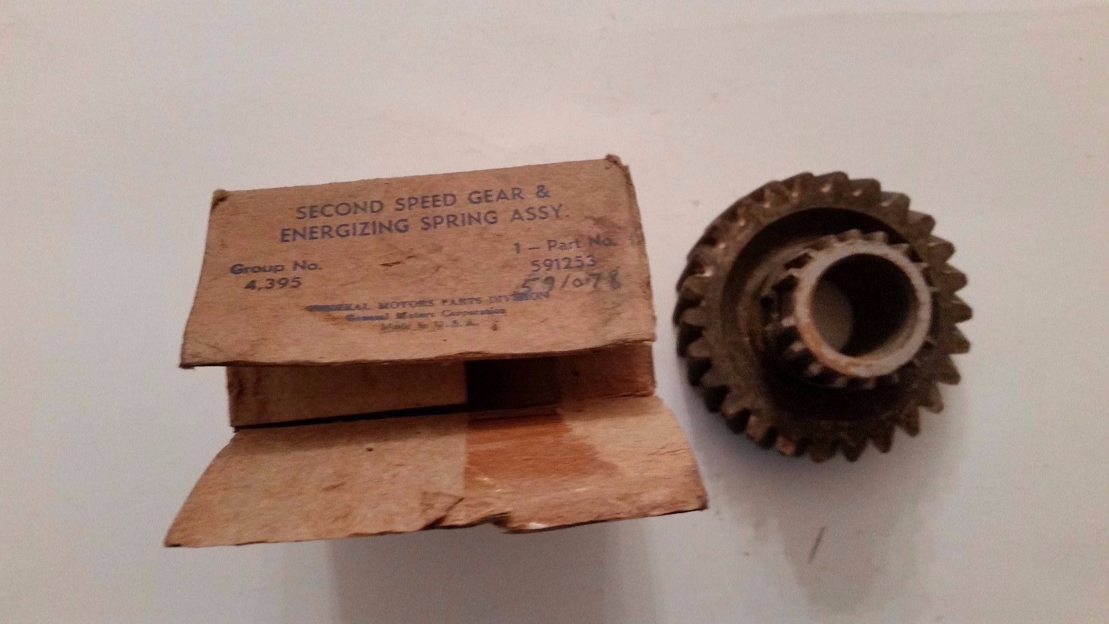 1940-42 CHEVROLET KA,KB,KH,KC,AG,AH,BG,BH 2nd SPEED GEAR 591253 1940-42 CHEVROLET KA,KB,KH,KC,AG,AH,BG,BH 2nd SPEED GEAR 591253