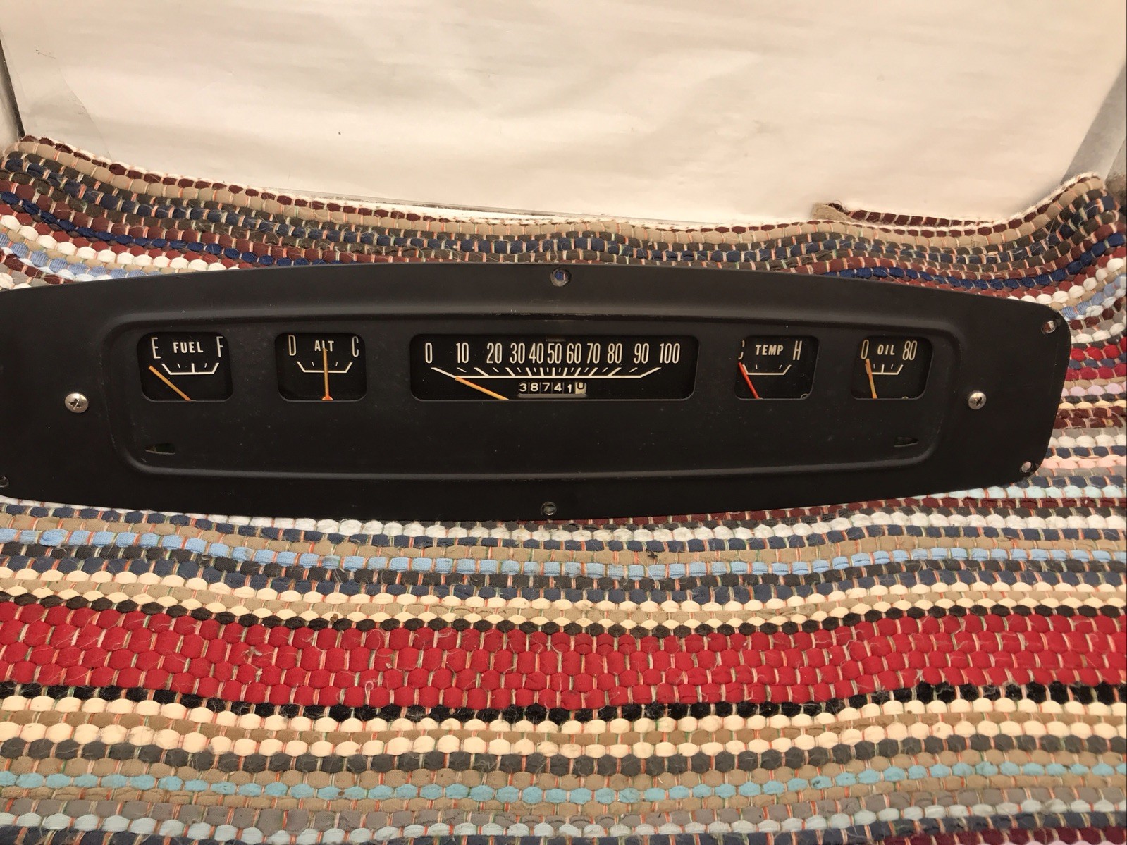1965 1966 1967 1968 Dodge Truck Instrument cluster D100 D500 W100 W500 Vintage