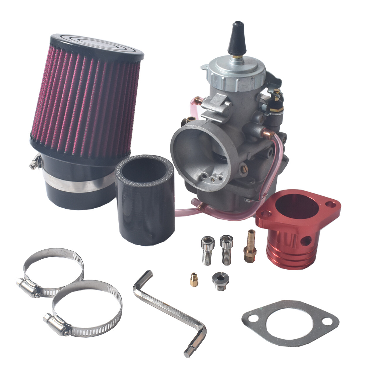 34mm Carburetor Air Filter Adapter Kit Fit Predator GX390 420cc Mikuni Go Kart