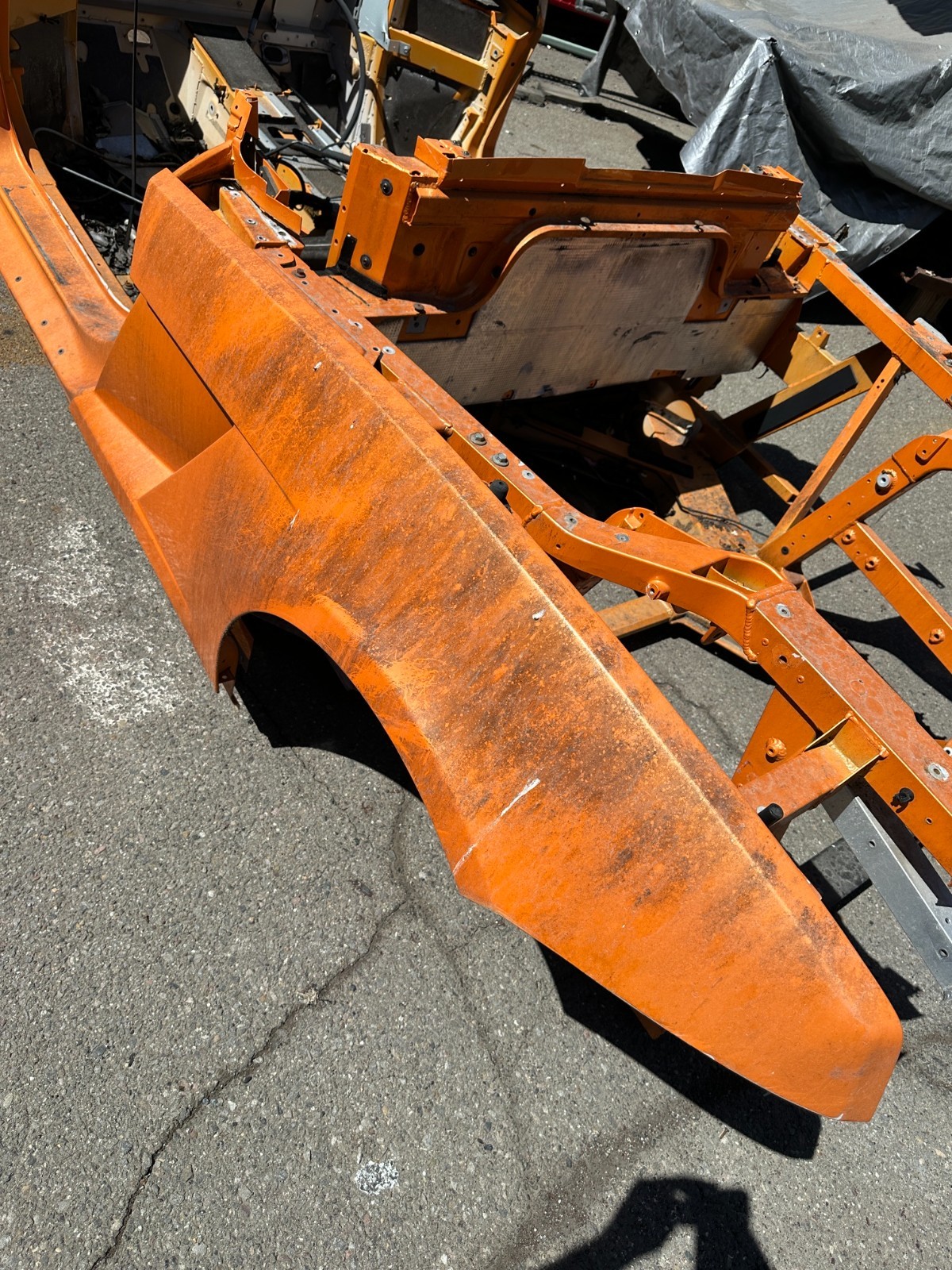 04-08 Lamborghini Gallardo Spyder, LH Rear Quarter Panel, Used P/N  407809009