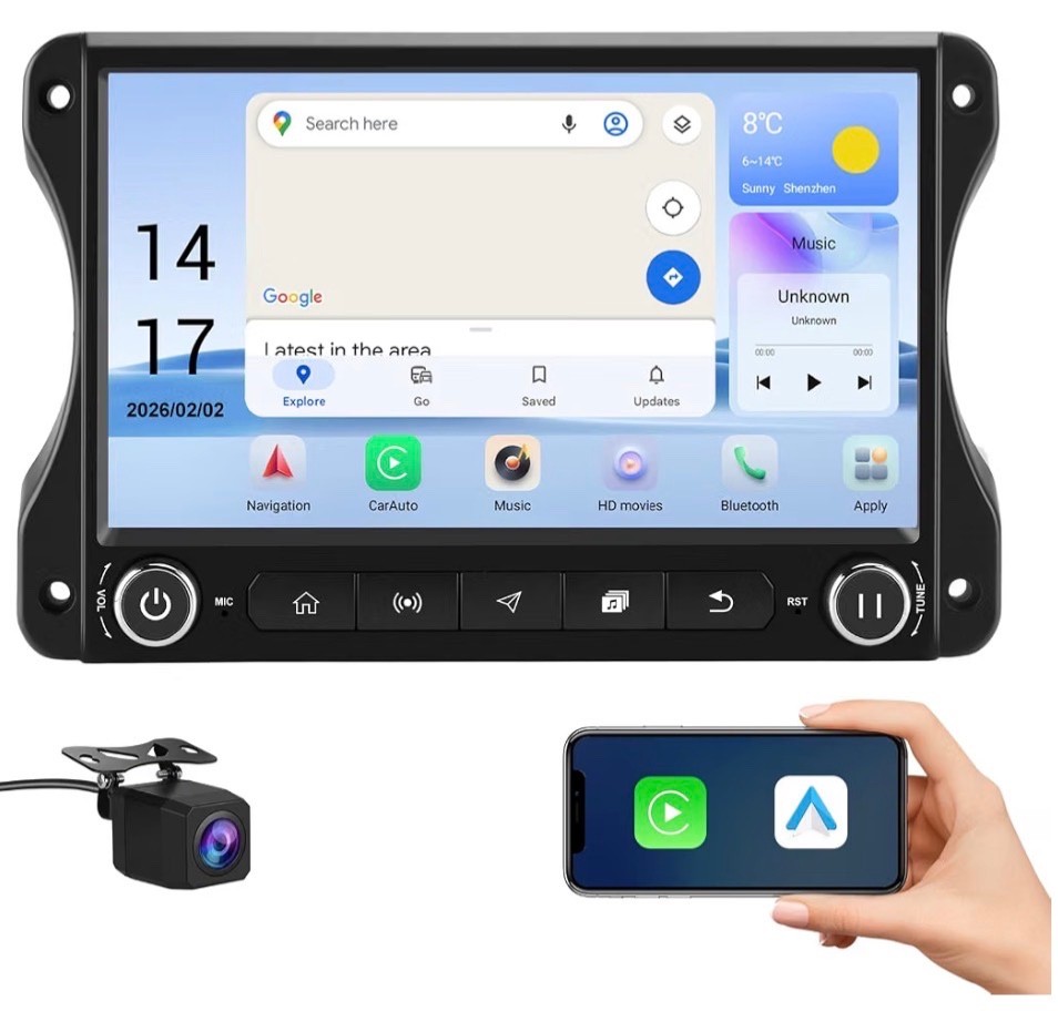 10”Car Stereo for Jeep Wrangler JL Gladiator JT 2018-2022 Android 13 BackupCam 10”Car Stereo for Jeep Wrangler JL Gladiator JT 2018-2022 Android 13 BackupCam
