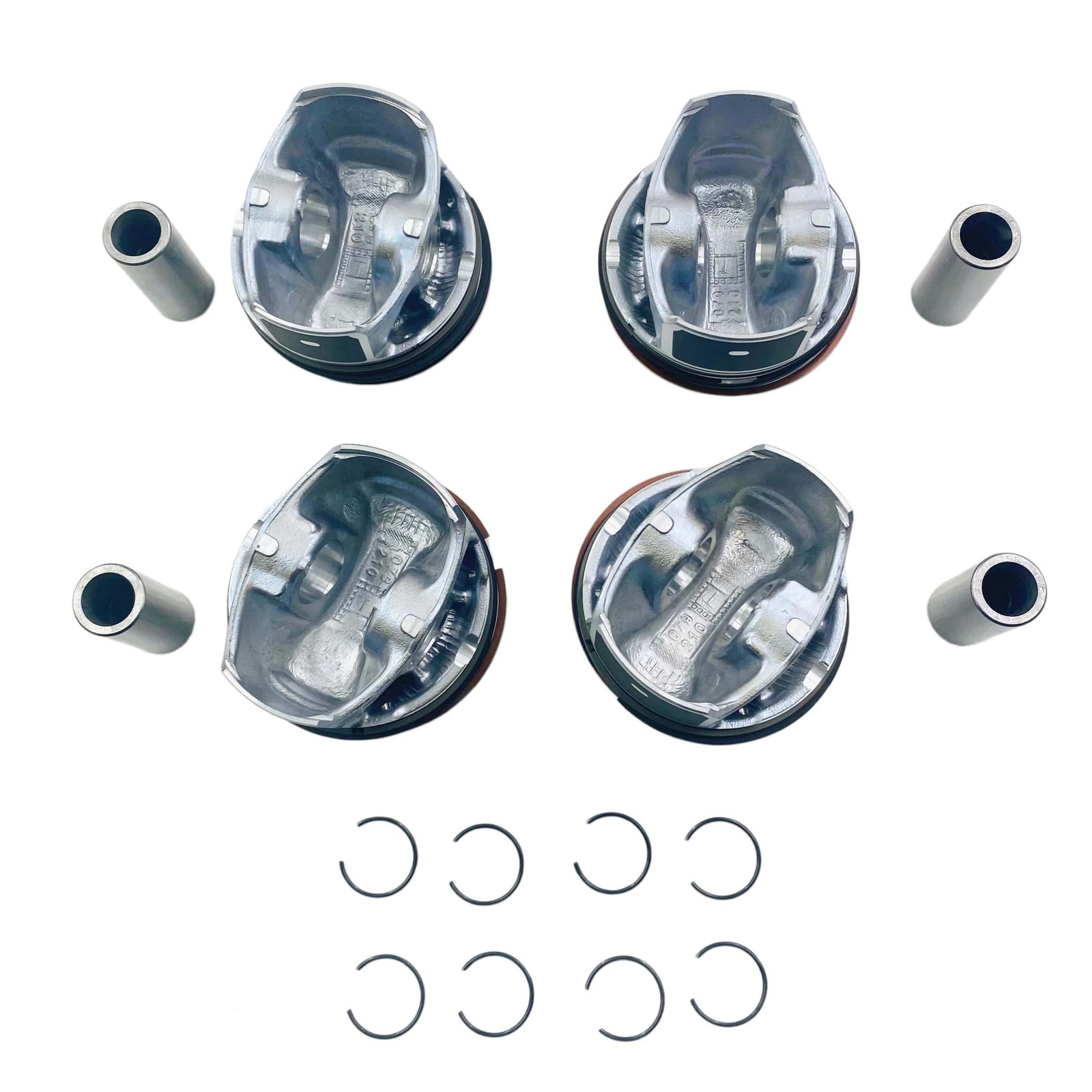 4PCS DS7Z6108F Piston Standard size Complete Piston Set For  Ford 2014-2020 1.5L