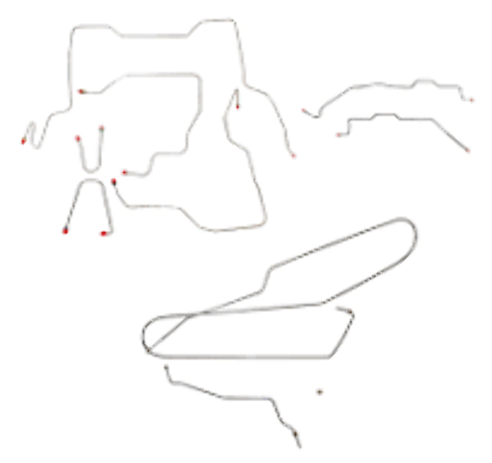 95-00 Chevrolet Silverado K2500 Brake Line Kit Reg Cab/Long Bed-CBK0028OM