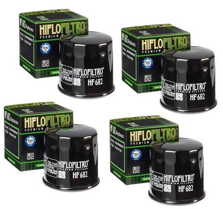 4 Hiflofiltro HF682 Oil Filters CFMoto IBEX450 450SS NK 450MT